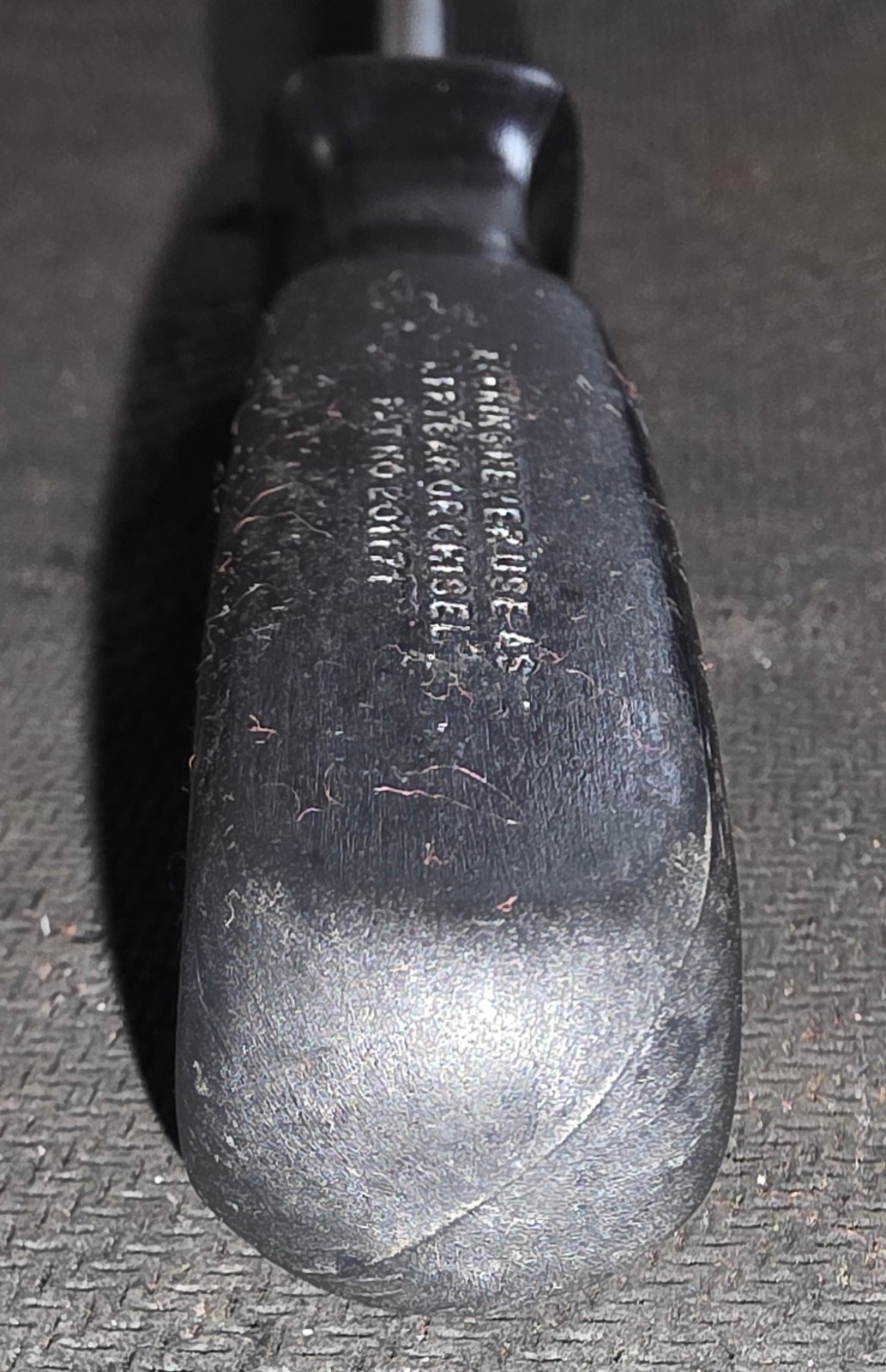 SNAP ON SDD2 BLACK HARD HANDLE FLAT SLOTTED BLADE SCREWDRIVER 8-1/4″ USA