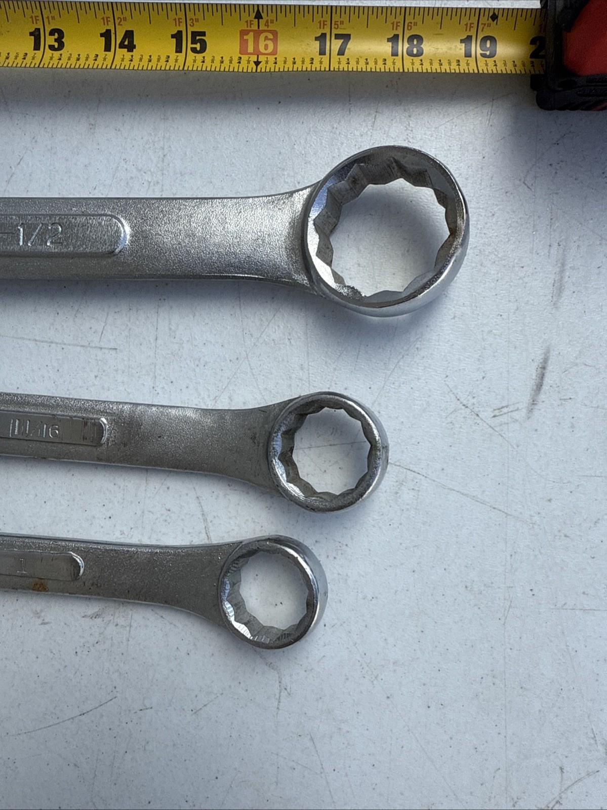 Spanner Ring Socket Wrench Forged Japan Etc 1.1 /16.1-1/2. 3 Different.