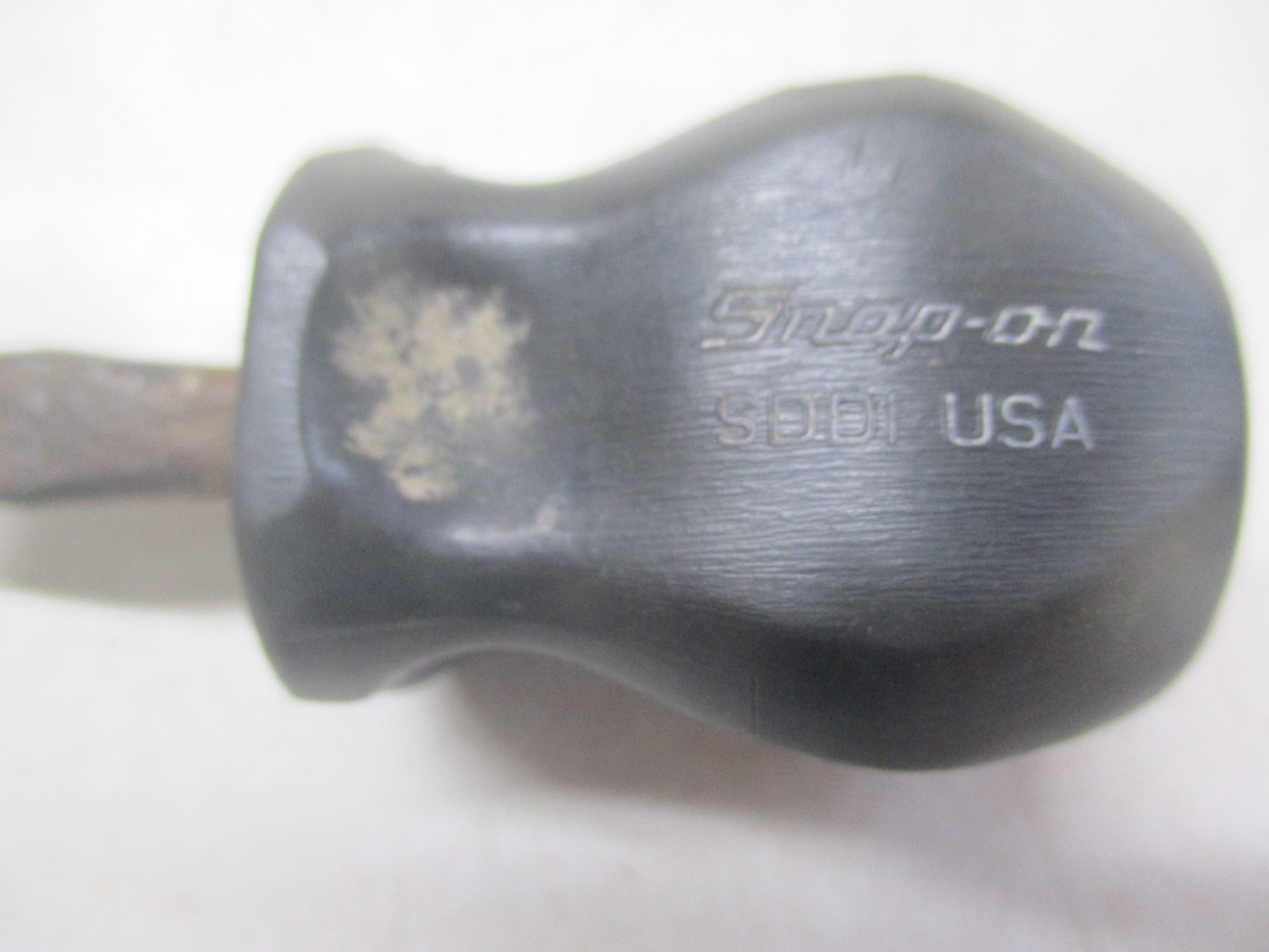 Snap On Flat Tip Stubby Hard Black Handle Screwdriver SDD1 & MAC PN2SA Stubby