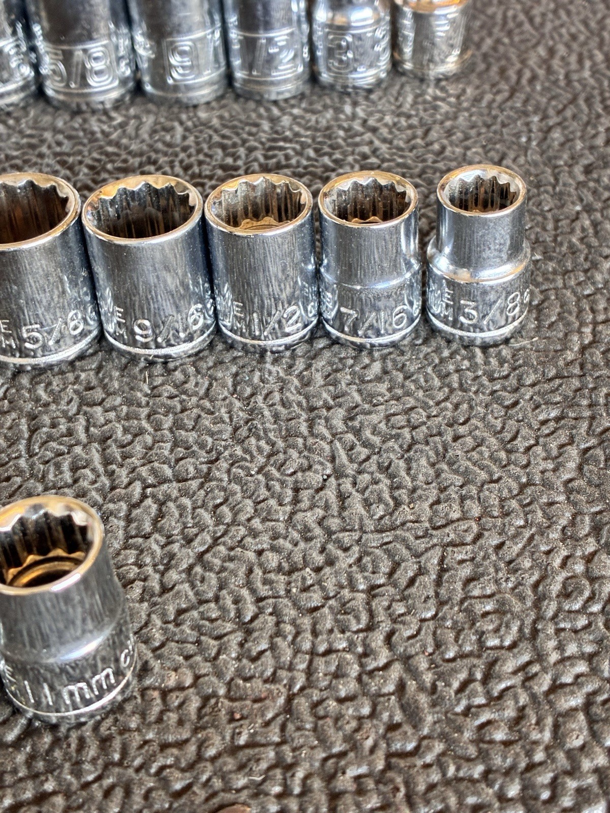 Pittsburg Shallow Socket Set Metric and SAE 3/8″ Drive 12-point