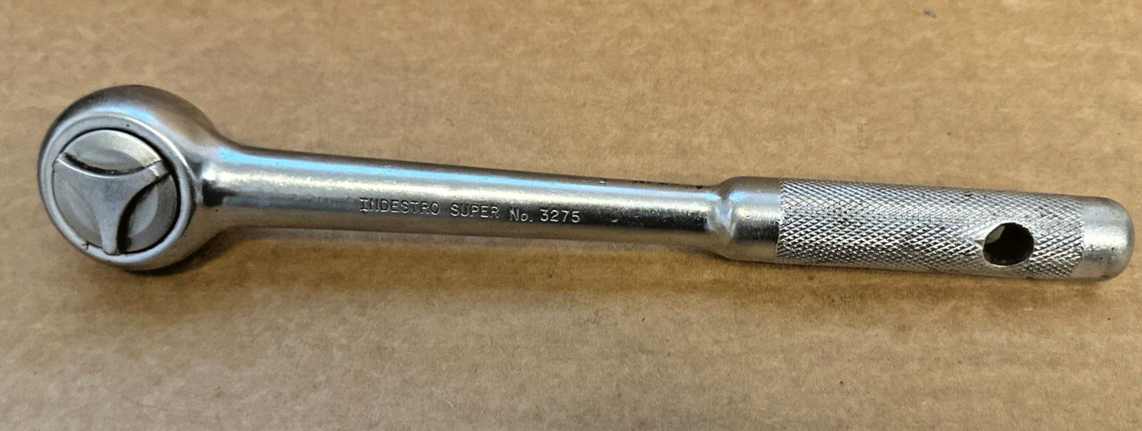 Indestro Super 3275 1/2» Drive Knurled Handle Ratchet USA Free Shipping