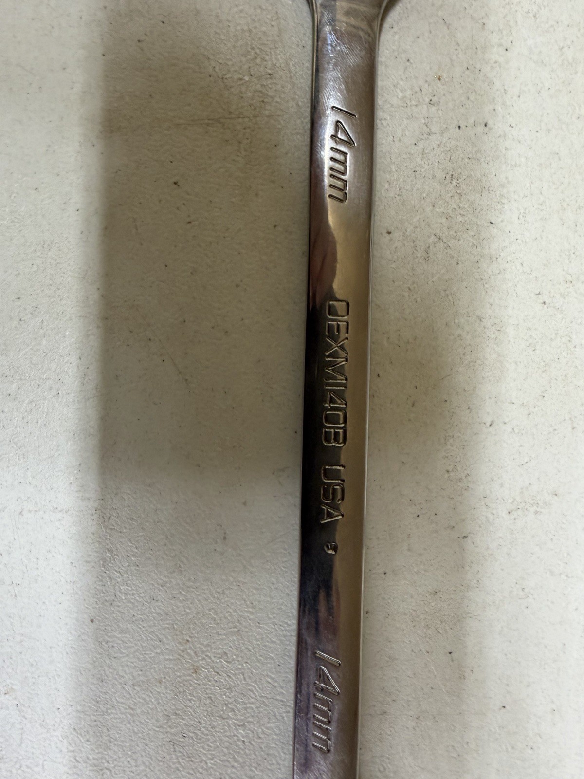Snap On OEXM140B 14mm Open End Wrench Combination 12point USA