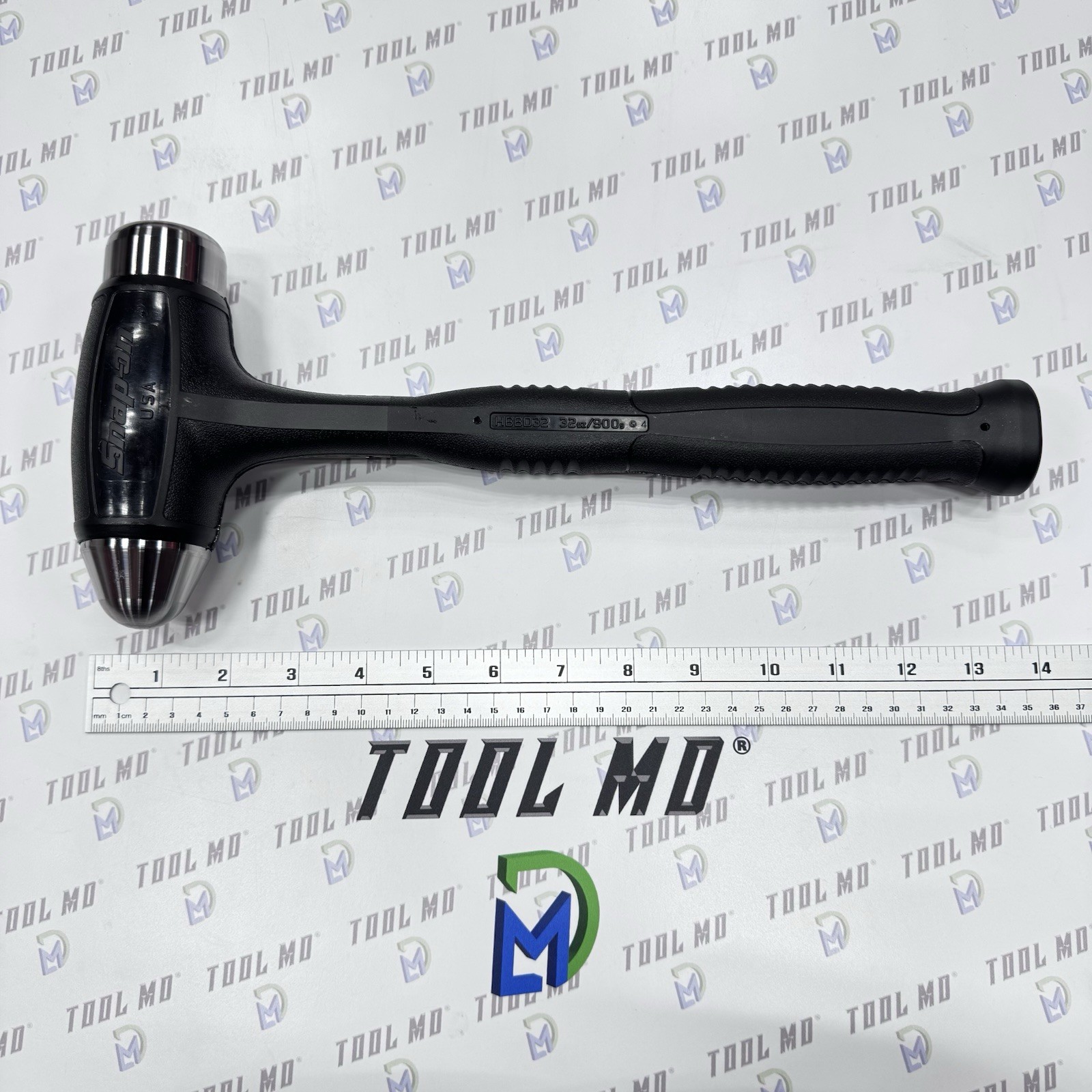 Snap-on Tools NEW BLACK 32oz / 900g Soft Grip Dead Blow Hammer HBBD32BK