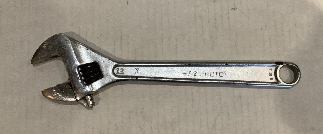 Proto 12” Adjustable Wrench 712