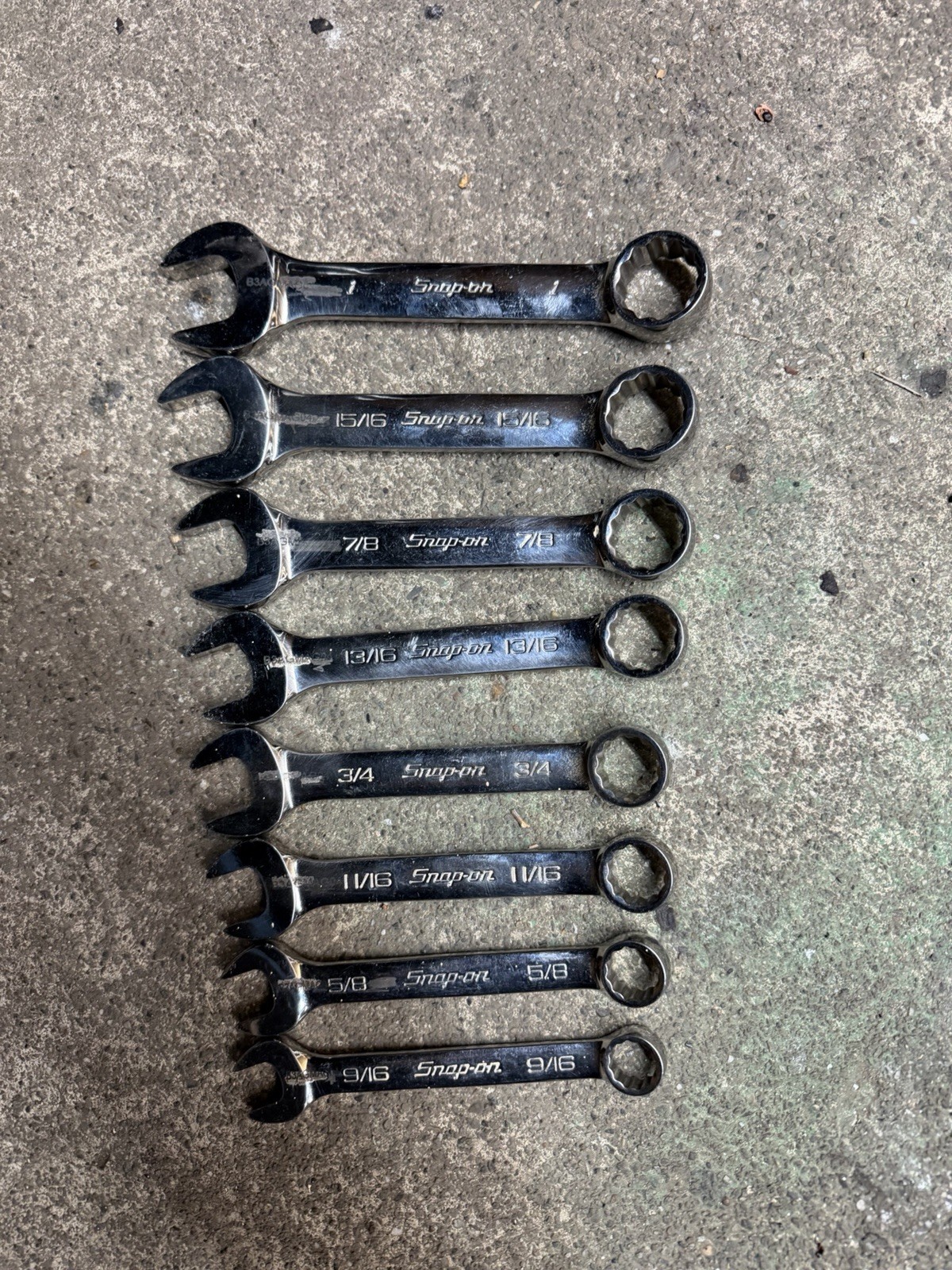 Snap On Set De 8pc OEX B 9/16-5/8-11/16-3/4-13/16-7/8-15/16-1”