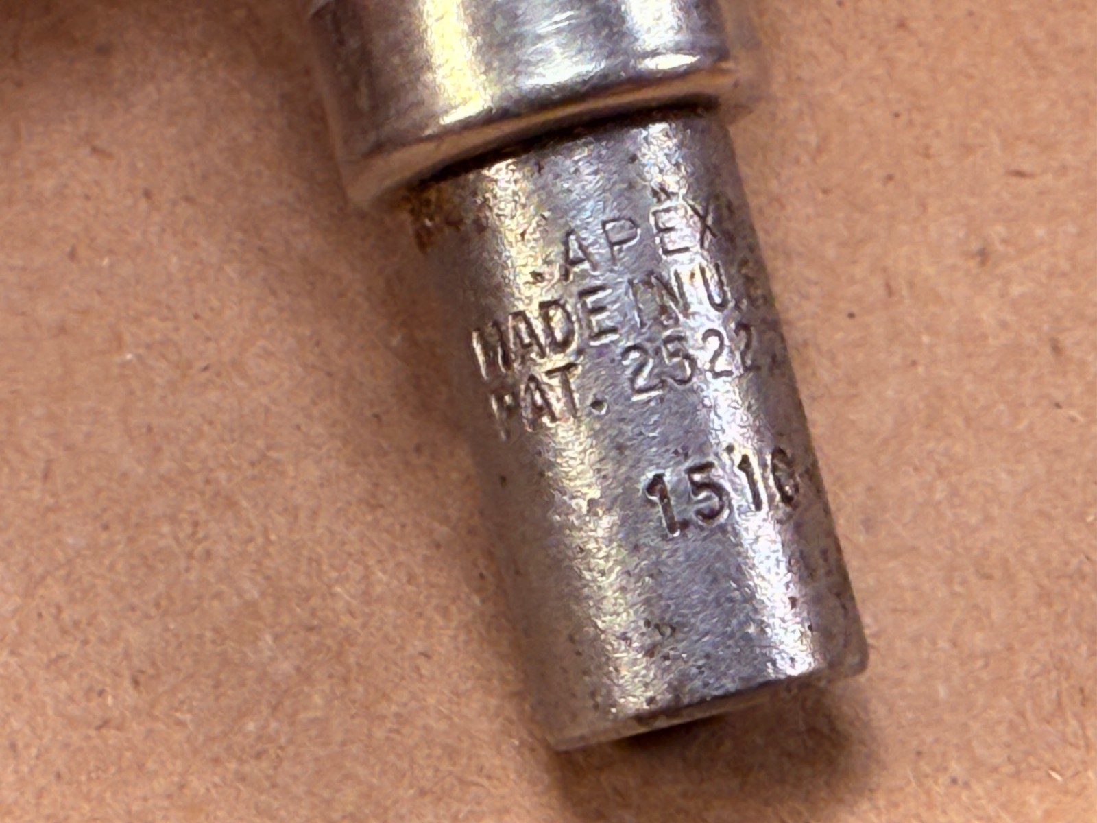 Pair Vintage – APEX 1/4” Wooden Bit Holder Screwdriver Nut Driver 28 & 1510