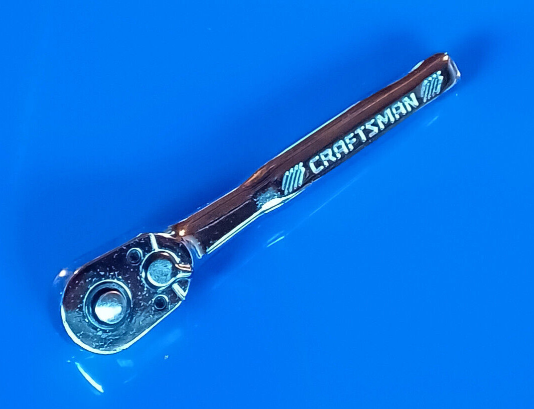 Craftsman 1/4″ 72 Tooth Ratchet – Quick Release – Polished Chrome CMMT81747