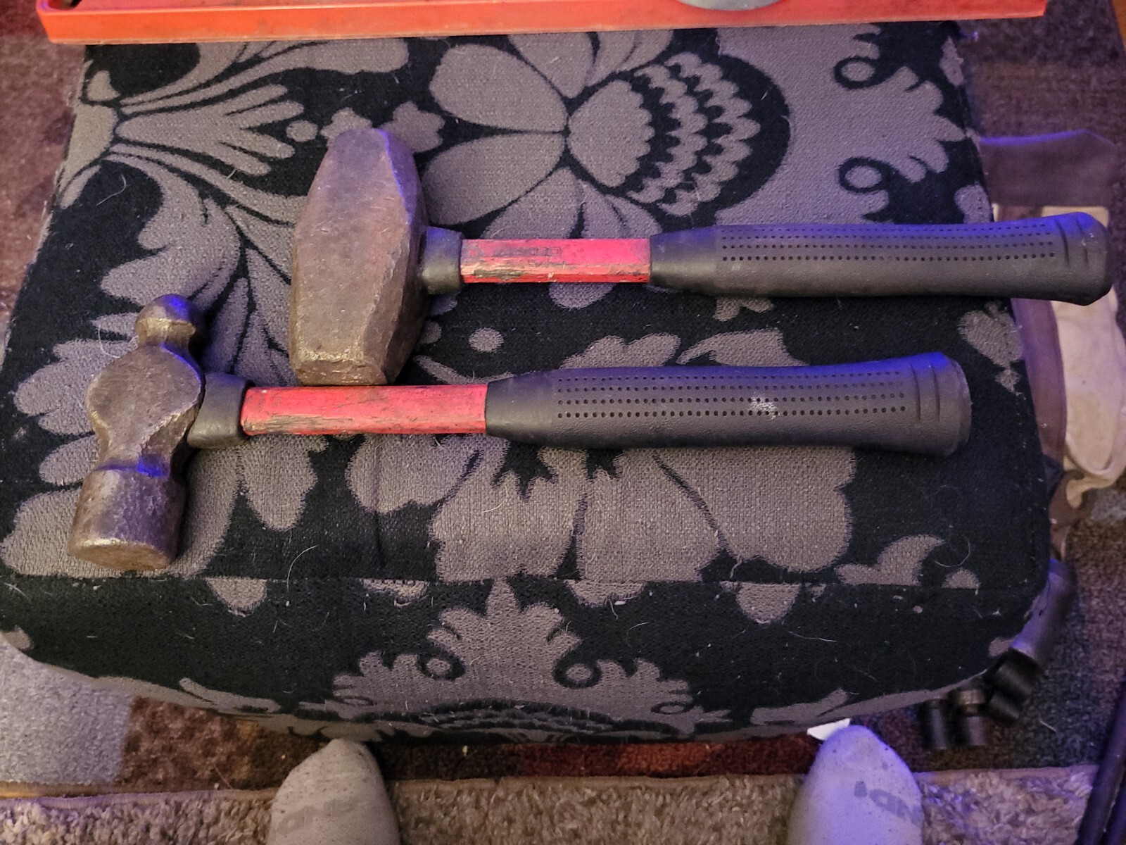 MATCO TOOLS BALL PEEN HAMMER WITH FIBERGLASS HANDLE and dead blow hammer