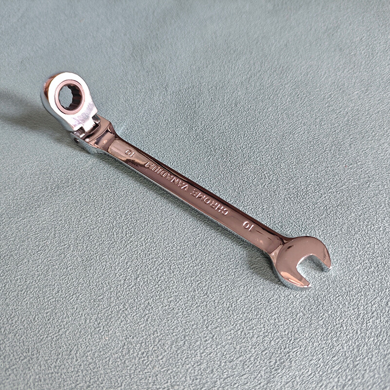 10mm Metric Flexible Head Ratcheting Wrench Spanner Tool Metric Flex Head