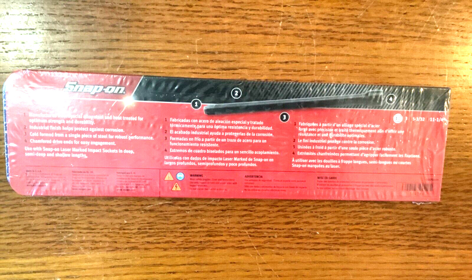 New Snap-on™ 304IMX 4pc Impact Extension with IP80D Impact Wobble Set Sealed