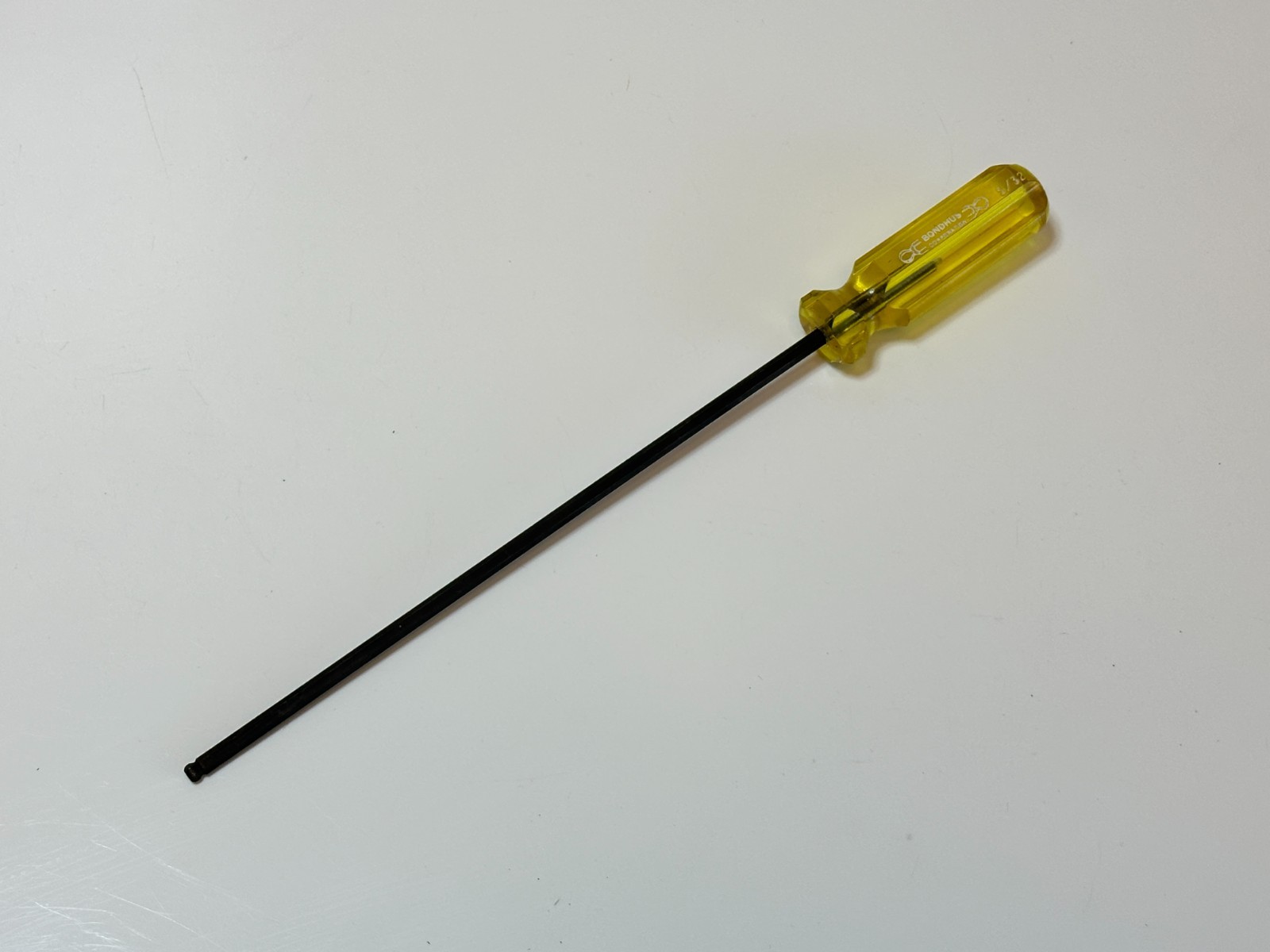 Bondhus Tools USA 5/32″ Balldriver Screwdriver (New Old Stock) w/ Amber Handle