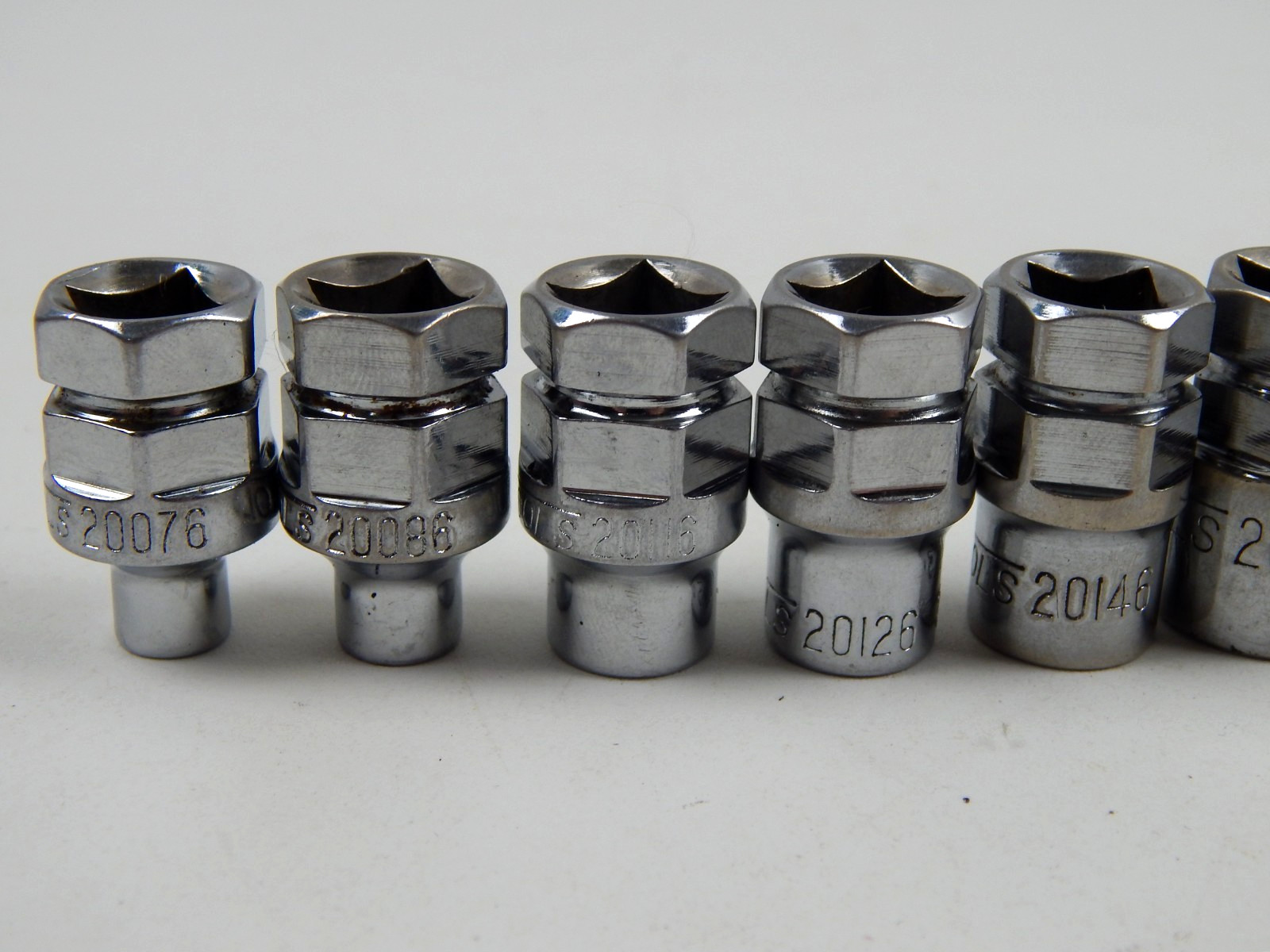 Scottools Low Clearance Profile Socket Set 3/8″ Dr. 5/8″ Hex Dr. 7/32″ to 3/4″
