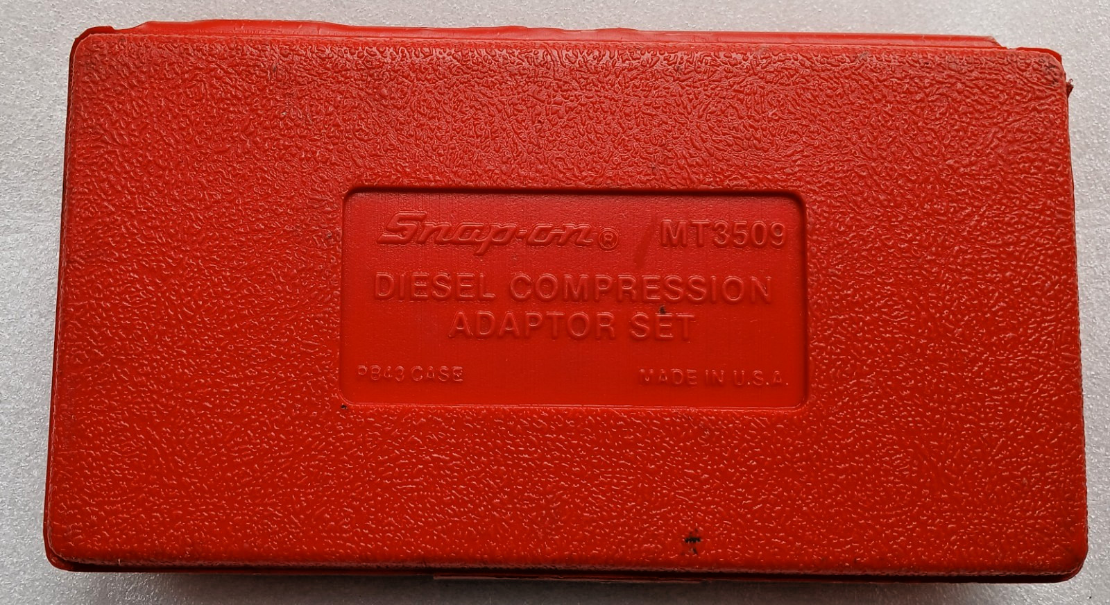 Snap On MT3509 Diesel Compression Adaptor Set see description