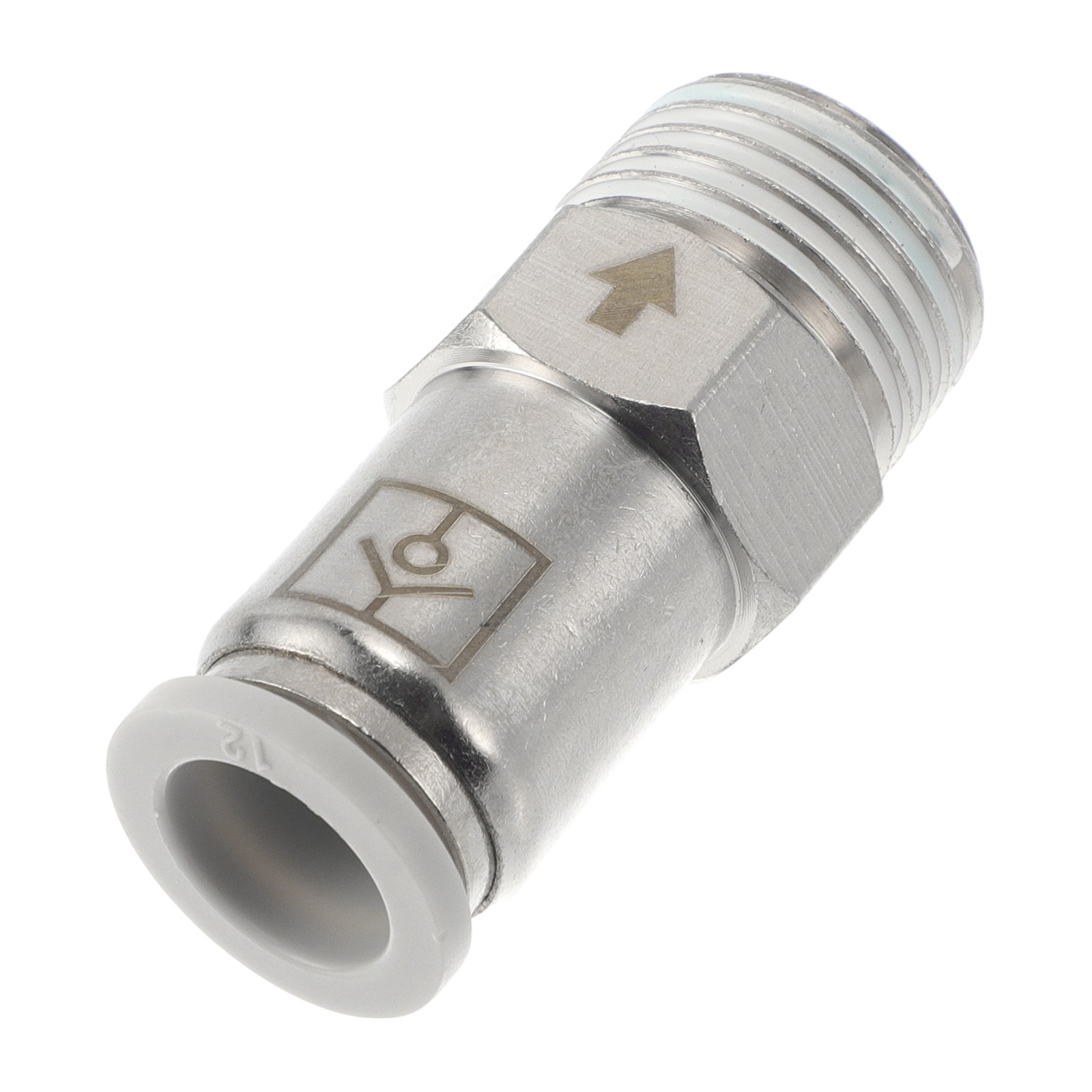 Valv. Push to Fittings Retainer 15/32″ Plast/Metal 20mm 1/2″BSPT Bl.