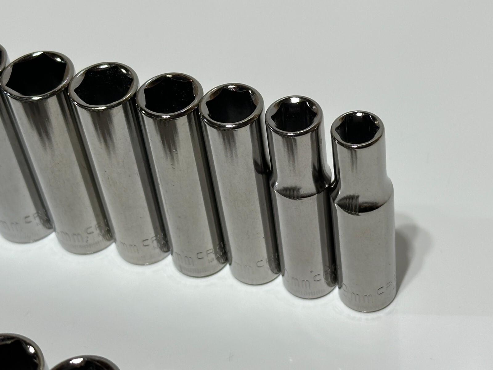 NEW Craftsman USA G 20pc Deep 6 Point Socket Set, Metric 9-19mm & SAE 3/8 to 7/8