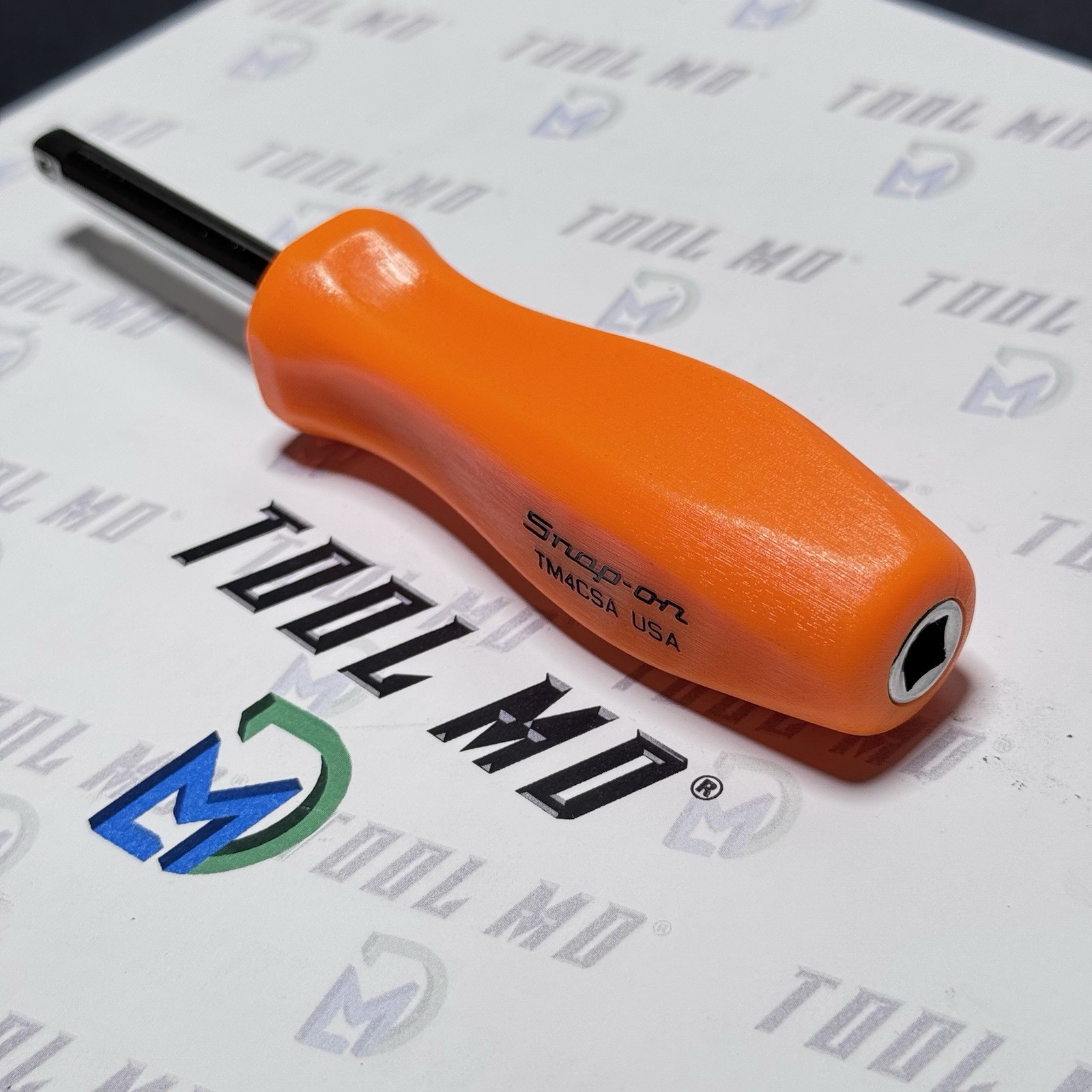 Snap-on Tools USA NEW ORANGE Hard Handle 1/4″ Standard Shank Driver TM4CSA