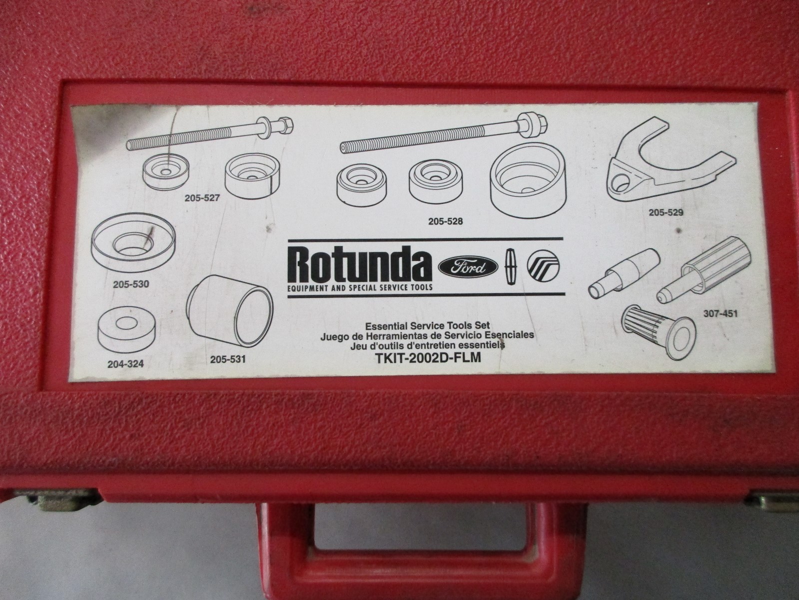 FORD ROTUNDA OTC TOOL TKIT-2002D-FLM ESSENTIAL SERVICE TOOLS SET