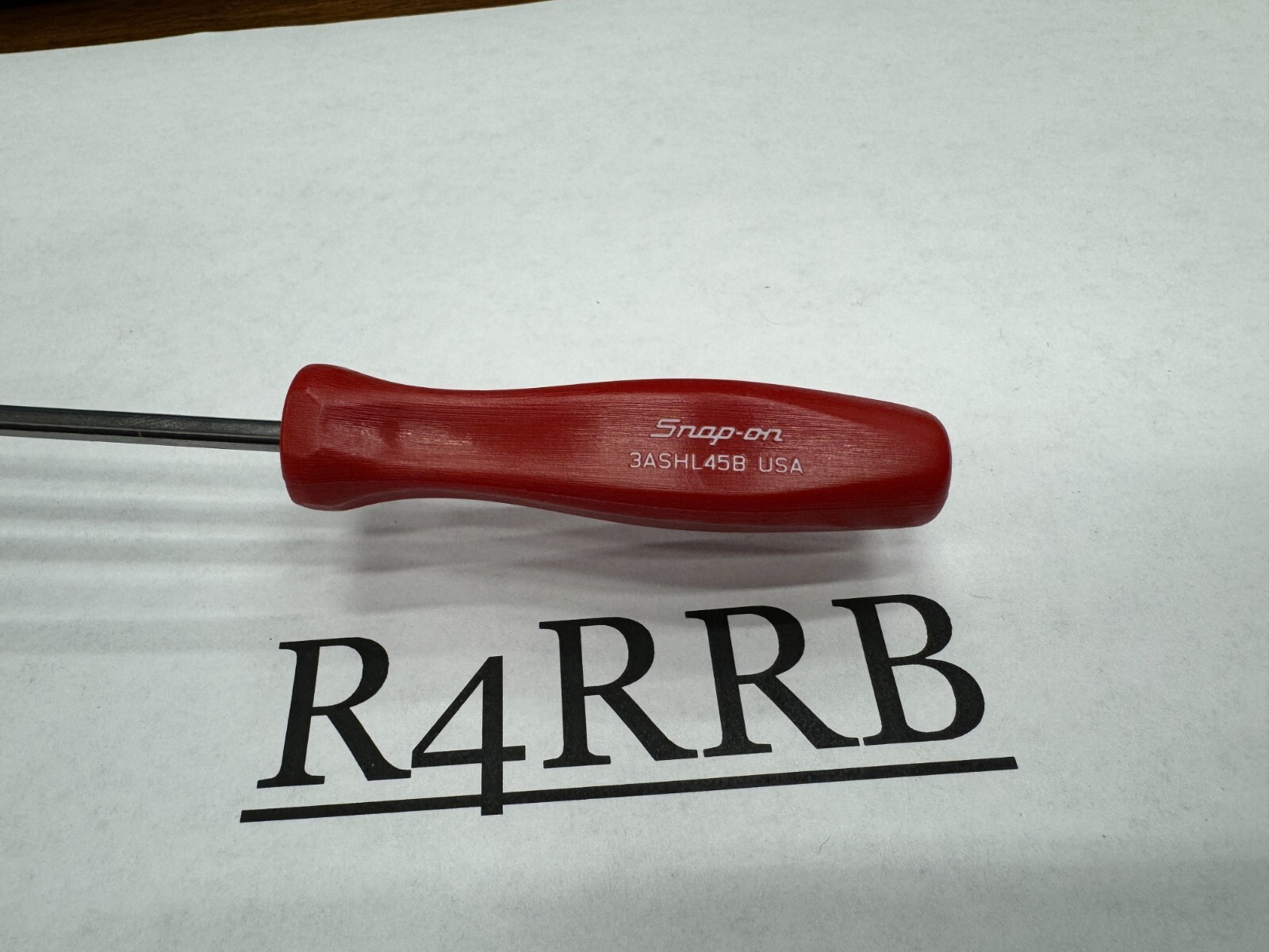 Snap-on Tools USA NEW RED GRIP Mini Hard Handle LONG SHAFT 45° Pick 3ASHL45BR
