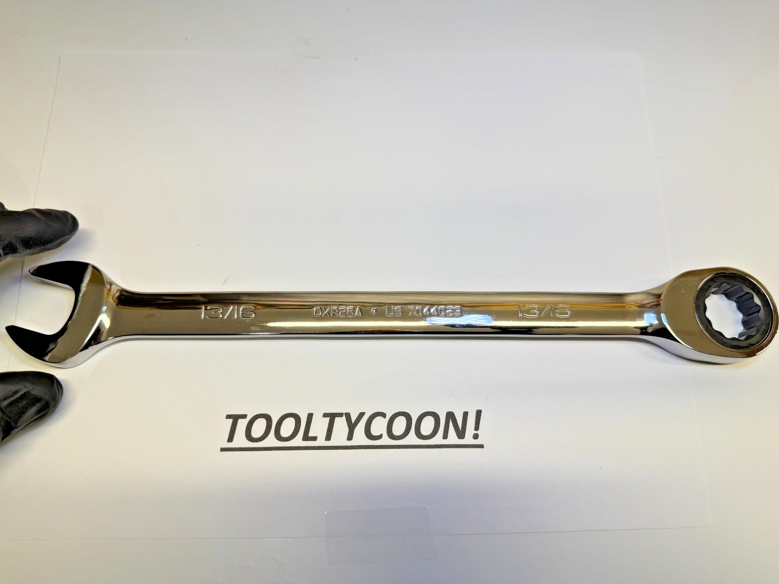 Snap-on Tools USA NEW 13/16″ SAE 0° Non-Reversing Ratcheting Combo Wrench OXR26A