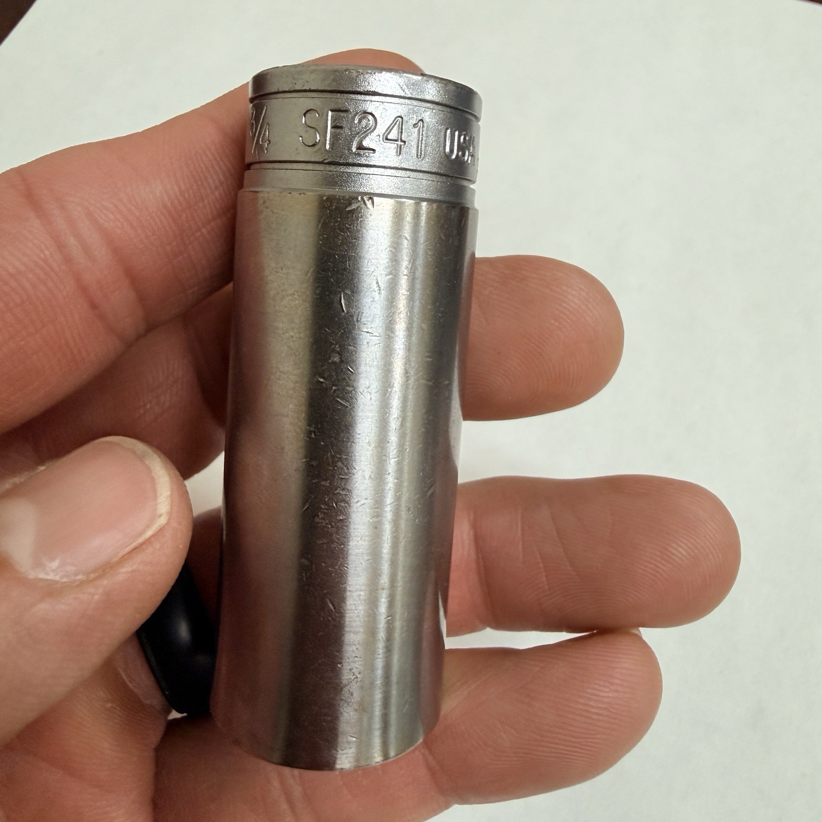 Snap On SF241 3/4” Socket Deep 3/8” Drive 12-Point Made in USA SF-241