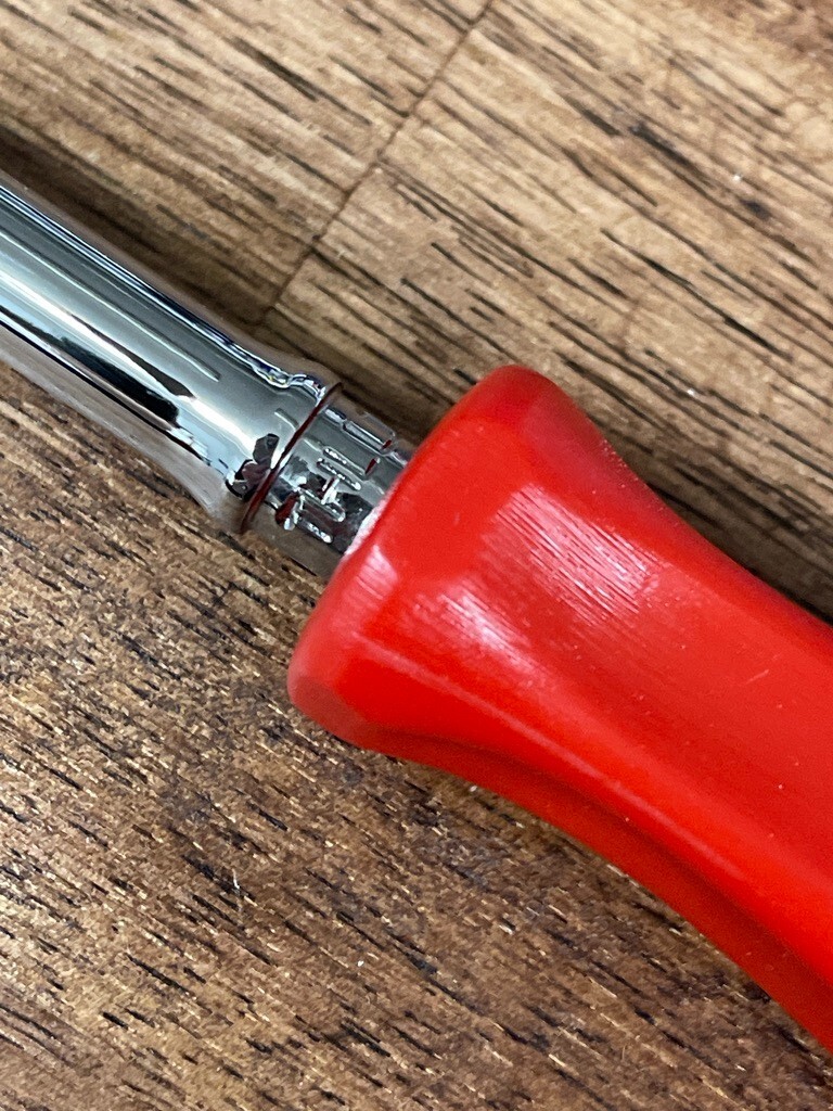 *NEW* Snap On Tools 1/4″ Drive XL CLASSIC RED THLLD72 Hard Handle Ratchet