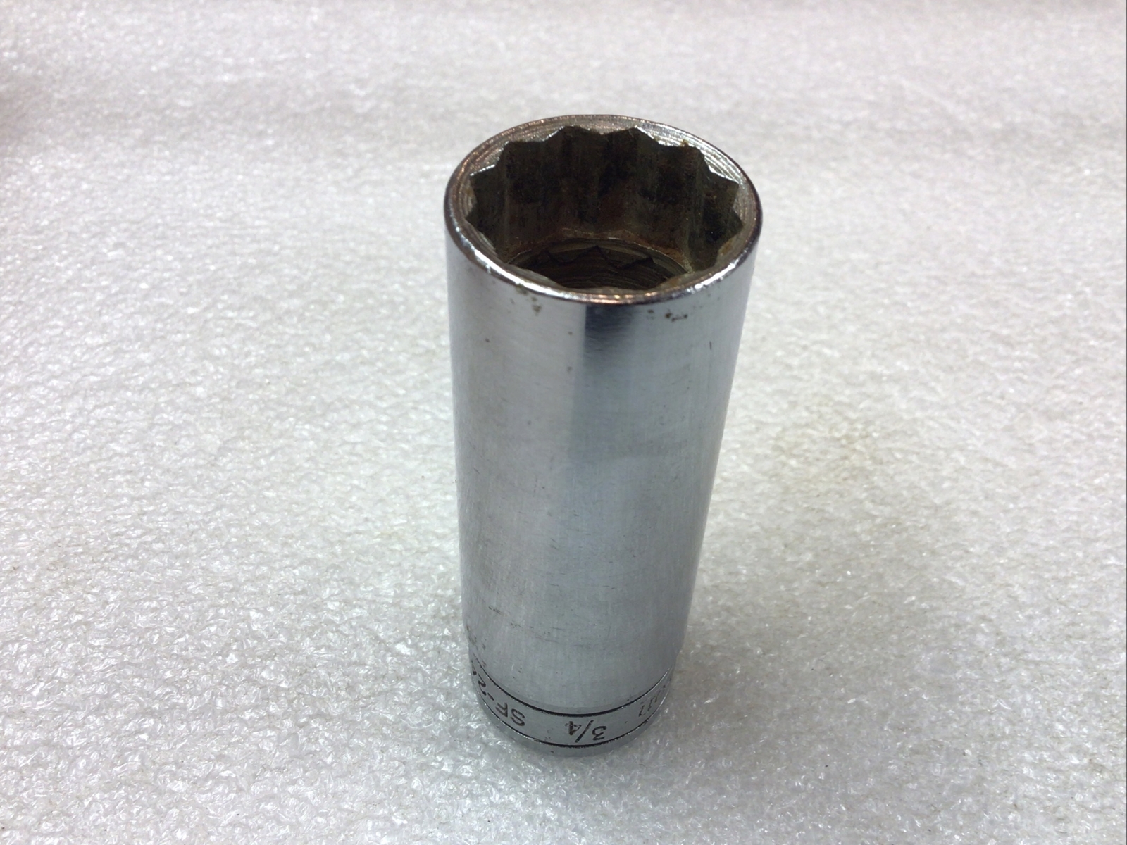 Snap On#SF241 – 3/4”, SAE, 12pt, 3/8″ Dr., Chrome, Deep Socket-USA-Nice-