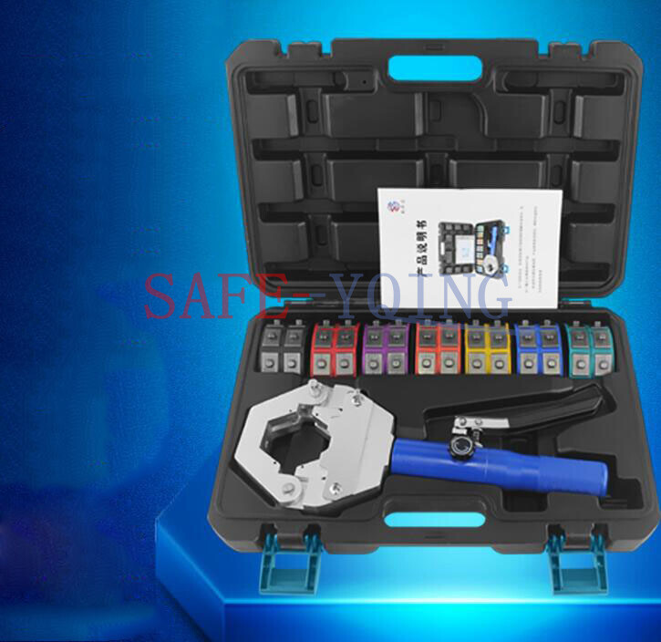 New 71500 A/C Hose Crimper Tool Kit Manual Hydraulic Crimper Portable Crimping