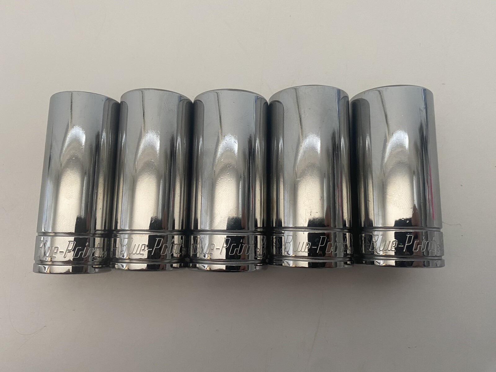 Blue Point 3/8” Deep 20-24mm 12 Point 5pc Set As Sold By Snap On New