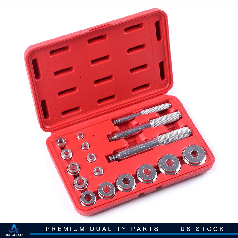 17PCS Universal 10-42mm Car Wheel Bearing Race Seal Bush Driver Master Tool Kit