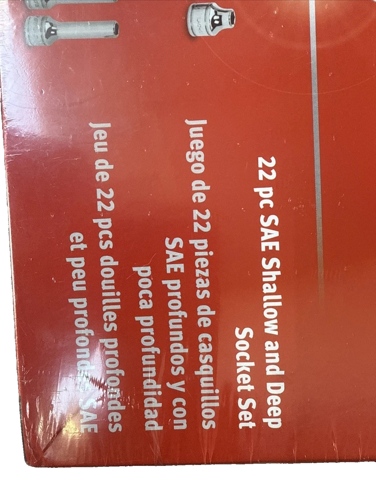 New Snap-on 3/8″ drive 1/4″ thru 7/8″ 22-pc 6-point Shallow Deep Socket 222SFFS