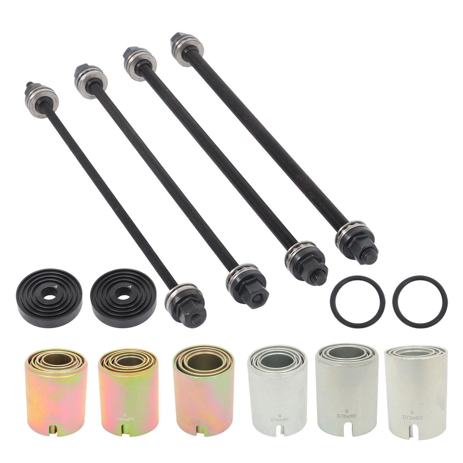 Universal Press Pull Sleeve Kit Bush Bearing Removal Insertion Tool Kit 26PCS