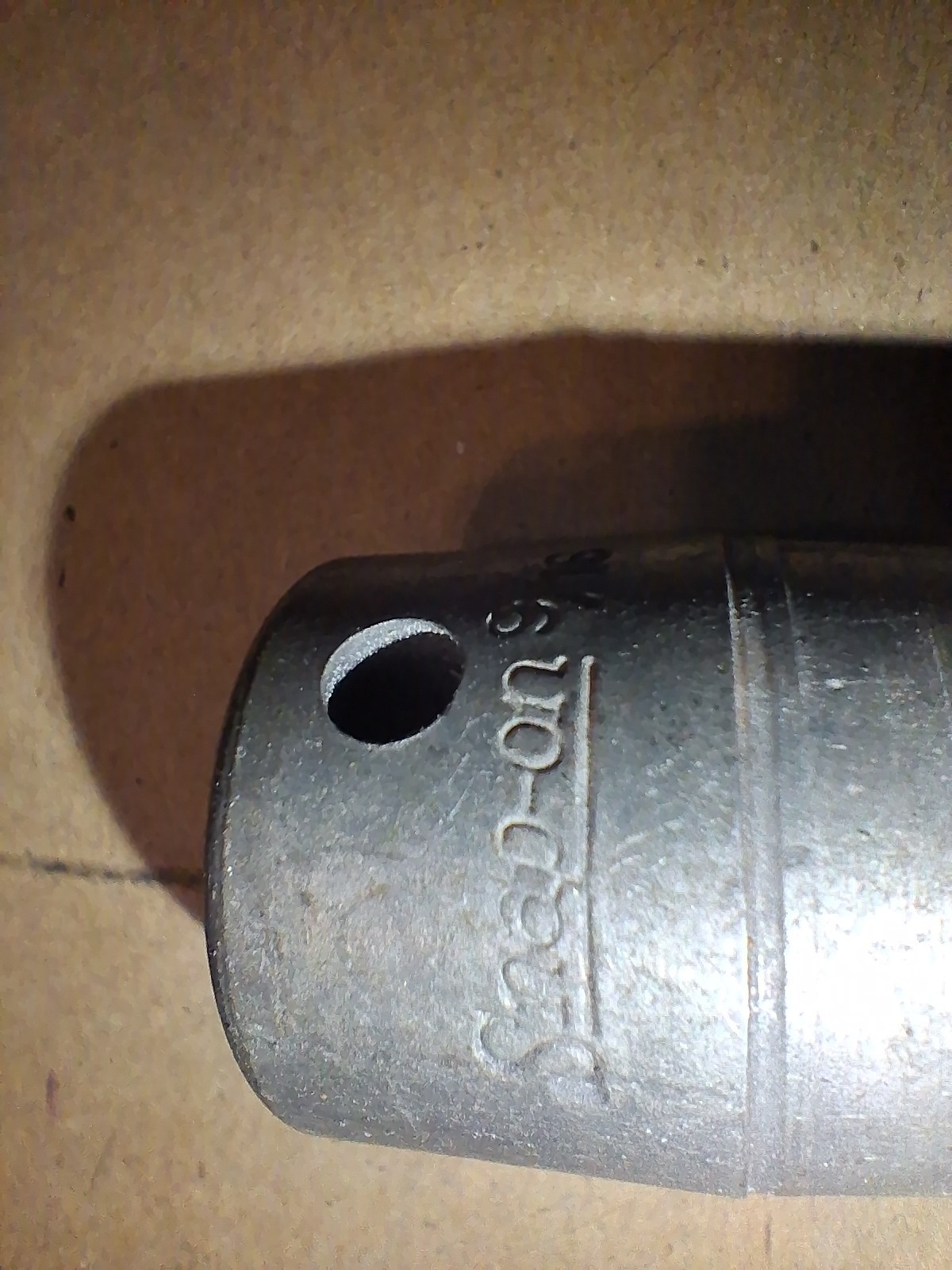 Vintage Snap On P418 9/16” Double Square impact Socket 1/2” Drive USA
