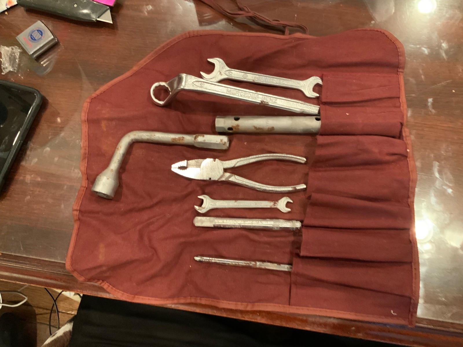 Mercedes R107 W126 380SL 450SL ?? Tool Kit Pouch Clean