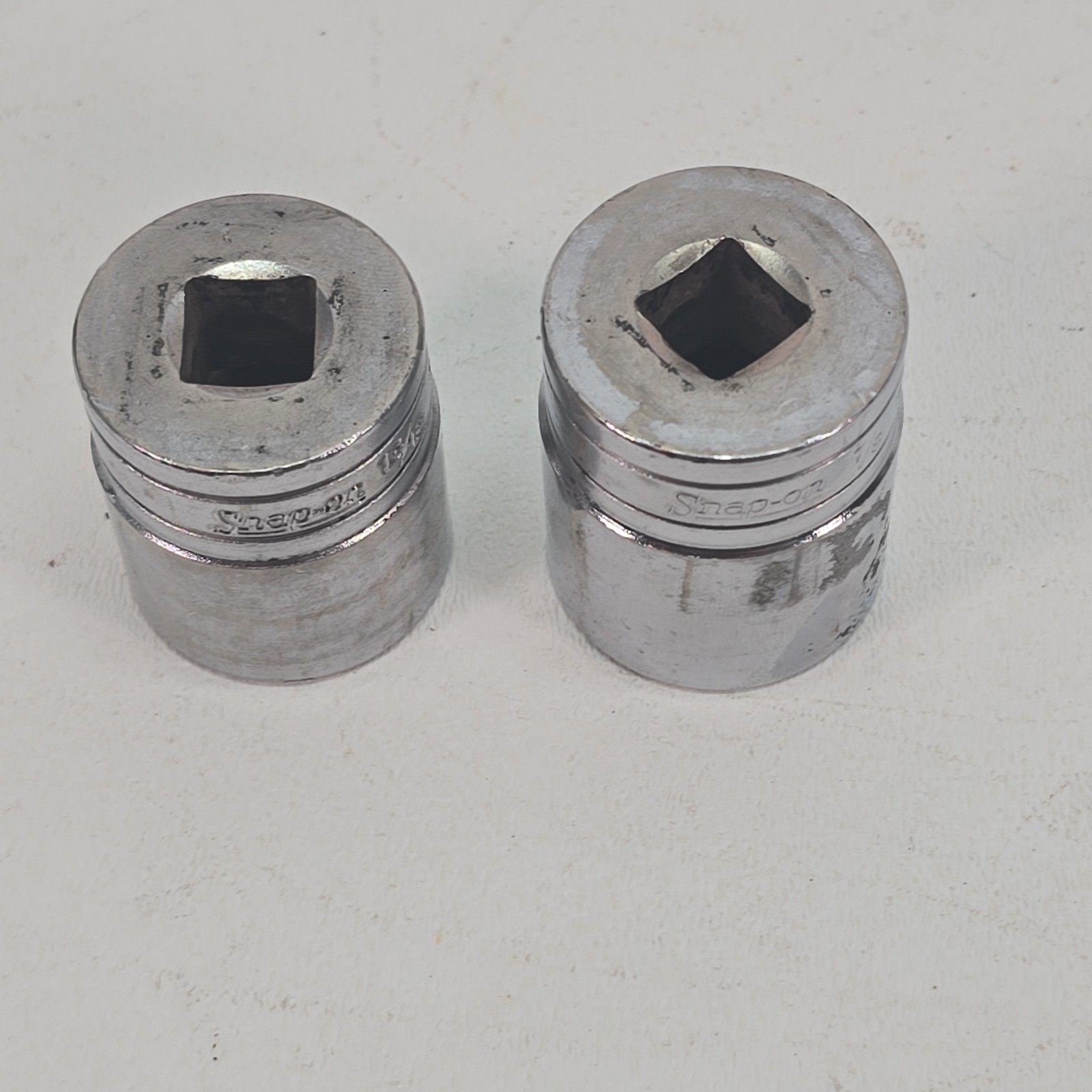 Snap-on 1/2″ Dr 8 Pt SAE Double Square Socket Set 13/16″ SW-428 & 7/8″ SW-426