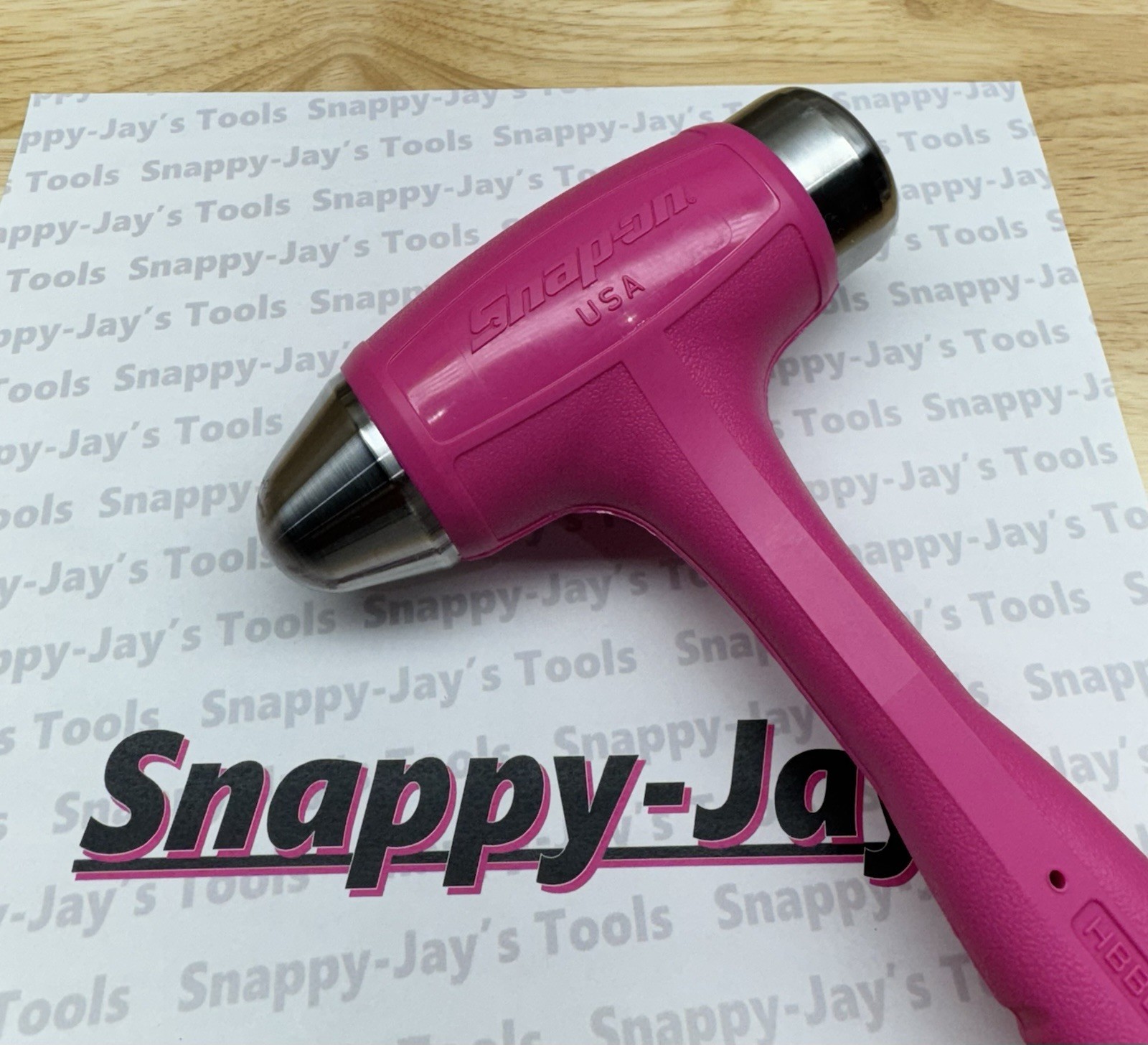 Snap-on Tools USA NEW ELECTRIC PINK 32oz Ball Peen Dead Blow Hammer HBBD32EP