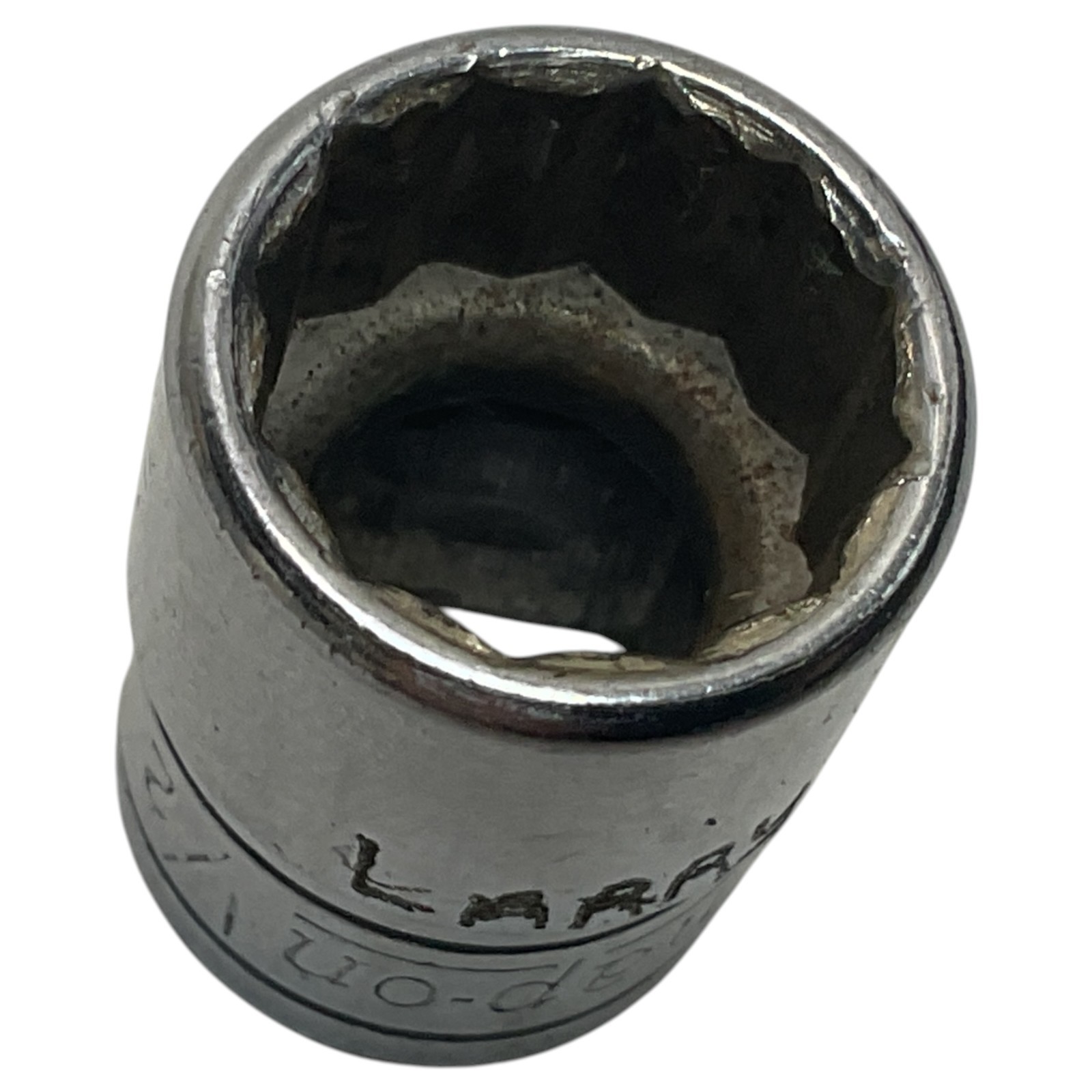 Snap-on F161 1/2″ SAE Shallow Socket 12 Point 3/8″ Drive Chrome USA Tool