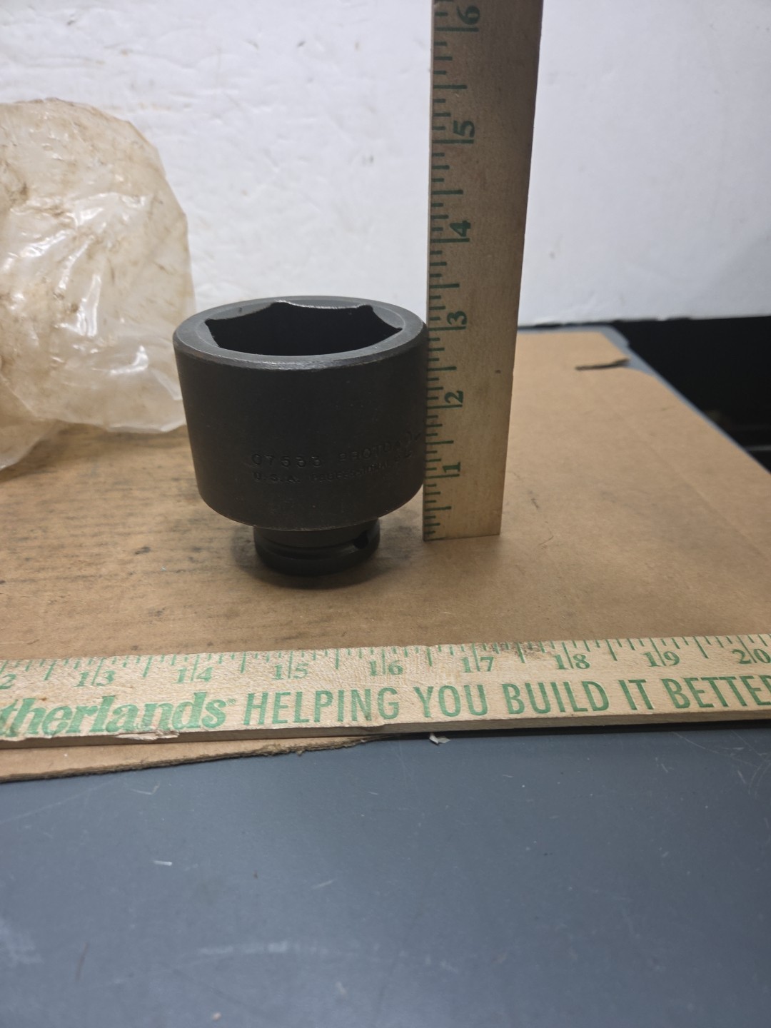 Proto 07533 6 Point 3/4″ Impact Socket 2-1/16″ Black Made in USA J07533 Standard