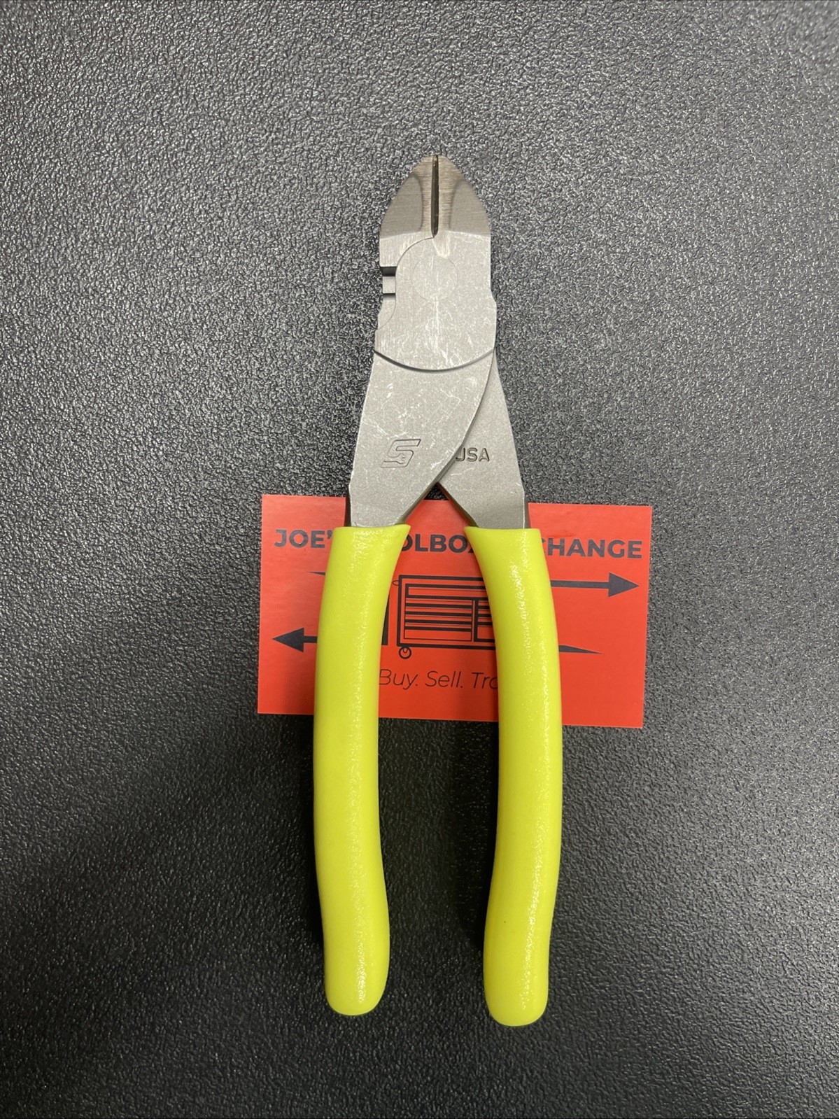 Snap-on Tools USA NEW HI VIS Soft Grip 7″ Diagonal Cutter Pliers 87ACFHV