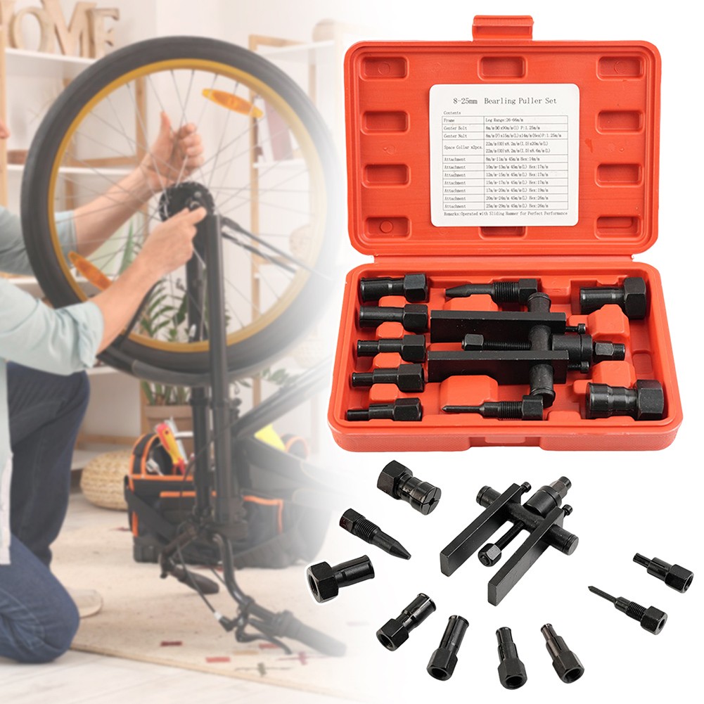 One Set 10 Piece Inner Bearing Pullers Set Manual Bearing Removal Tools for
