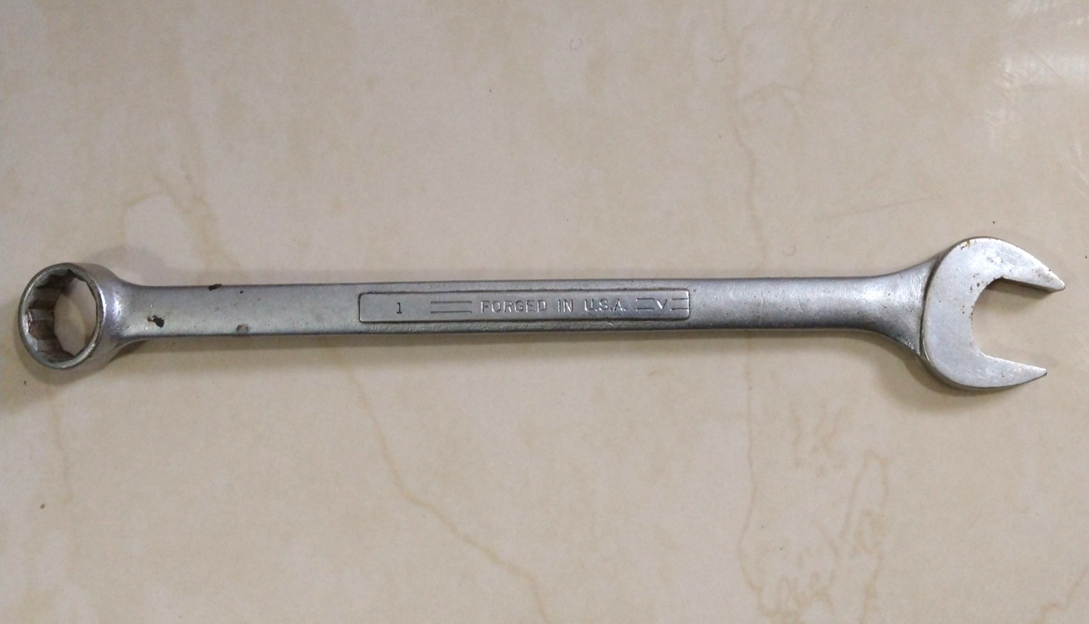 CRAFTSMAN TOOLS USA V, 1″ COMBINATION WRENCH, 13.5″ LONG, 12 POINT.