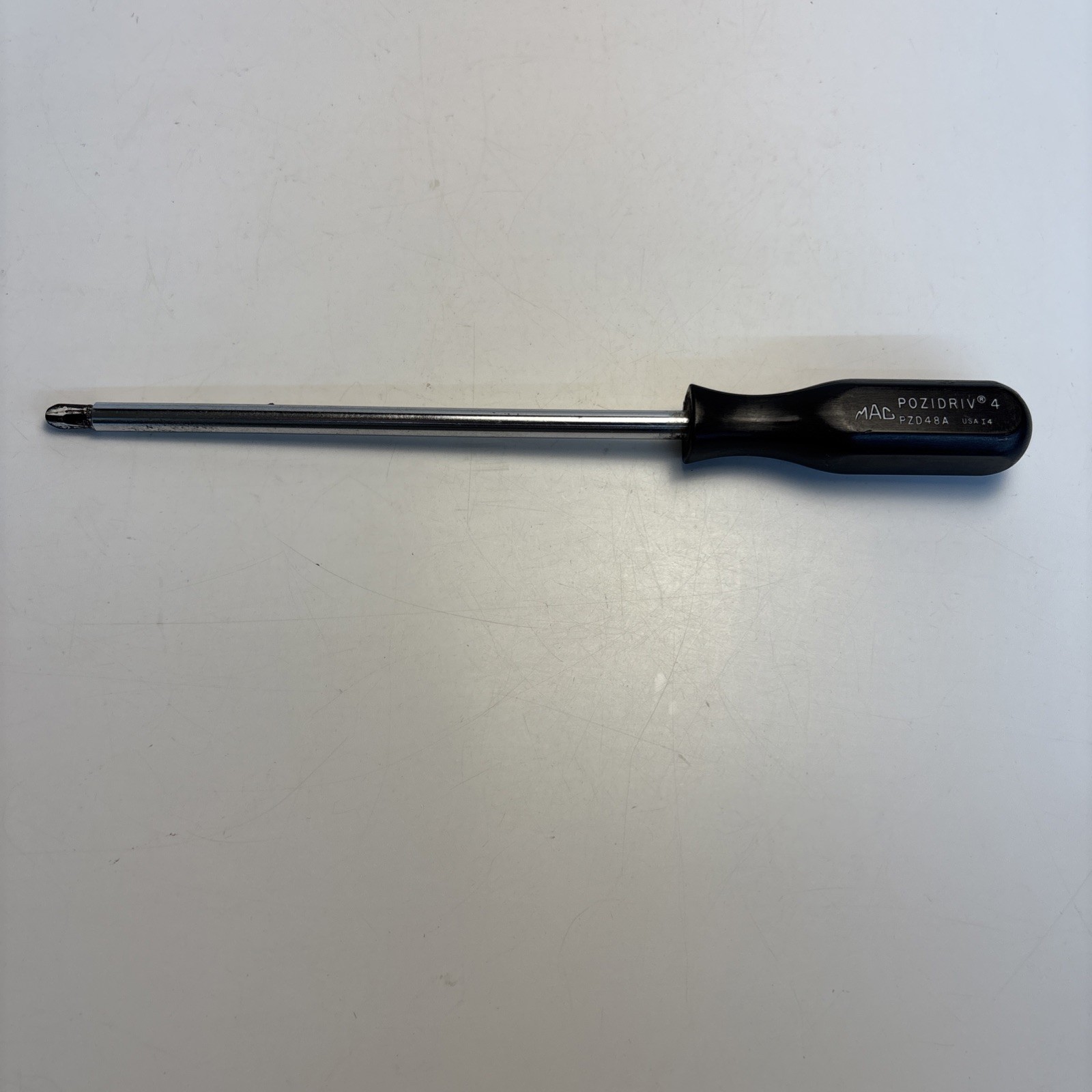 Vintage MAC Tools PZD48A Pozidriv #4 Screwdriver USA Long Shaft