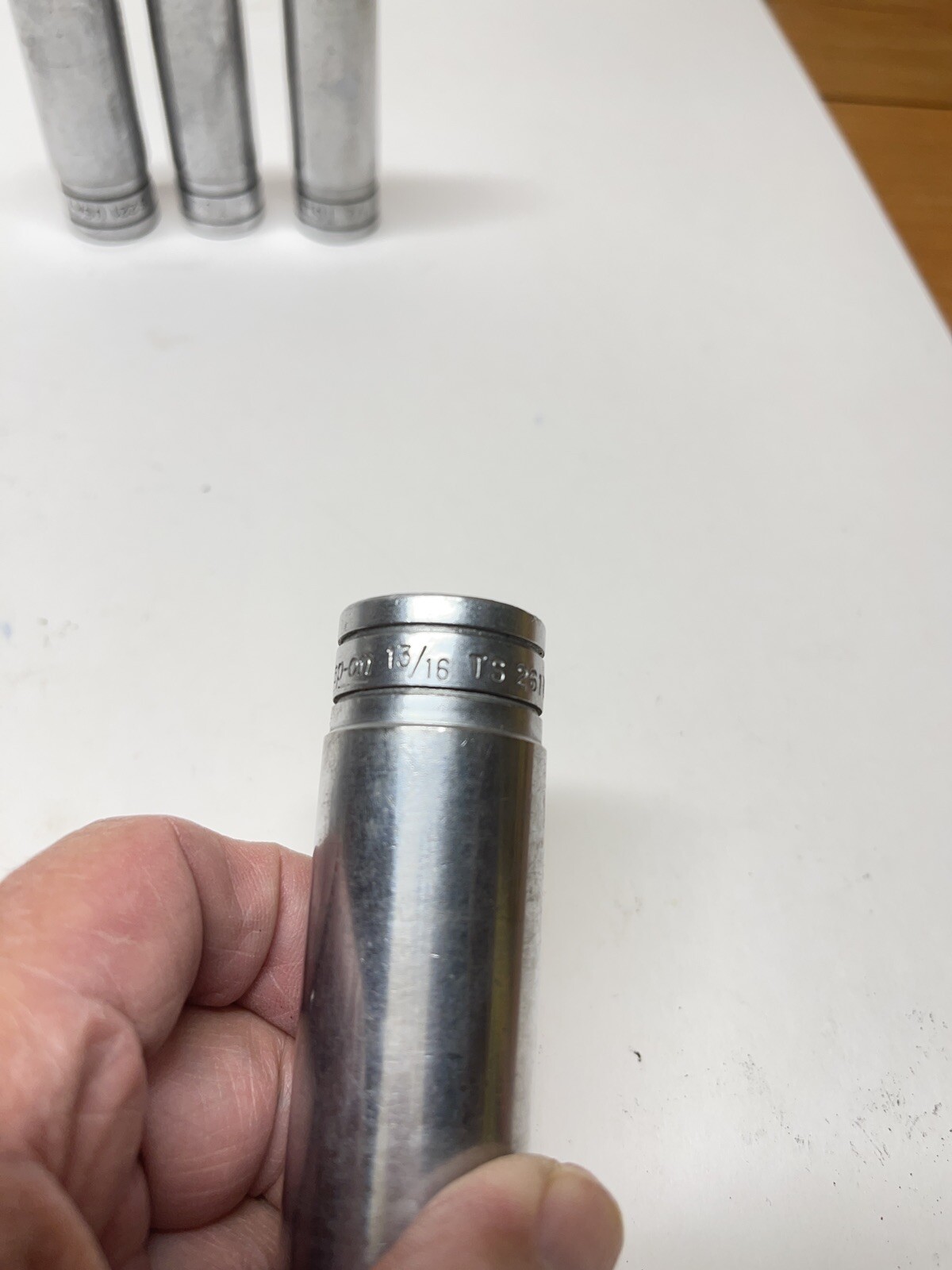 SNAP ON 1/2”Dr. 6PT Deep Chrome Socket Set TS 261, TS221, TS201, TS161