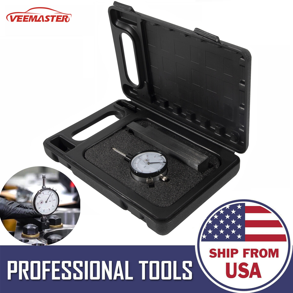 6434 Sleeve Height and Counter Bore Gauge for All Diesel Engines Range 0-1.00