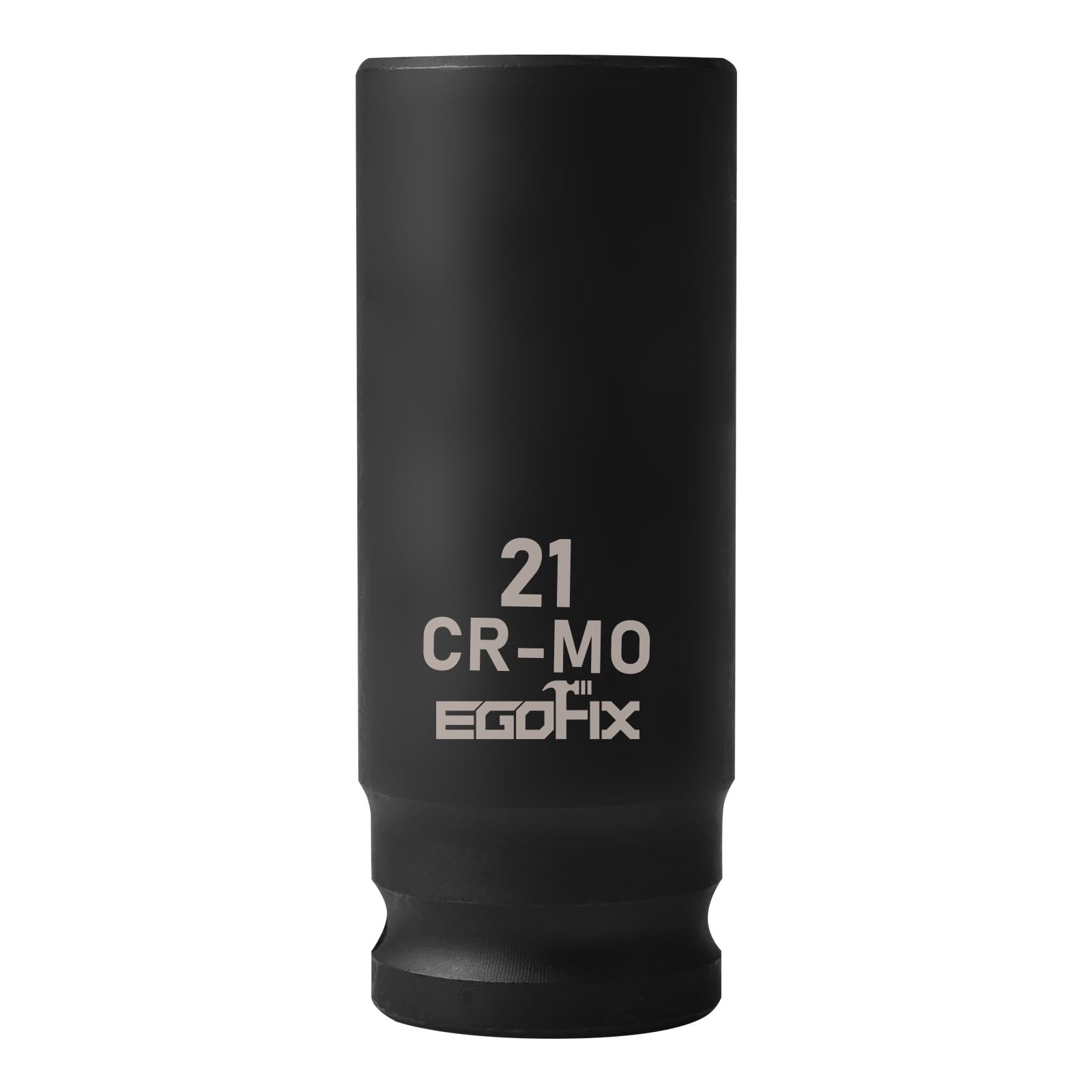 EGOFIX 1/2″ Drive Deep Impact Socket, 21mm CR-MO, 21mm,