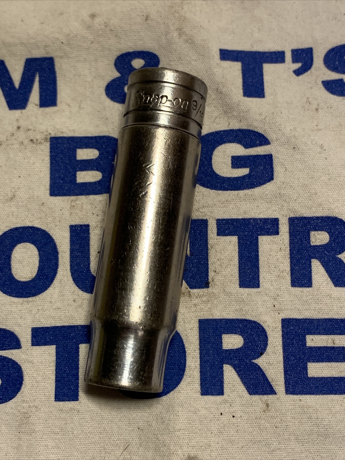 Snap-on Tools USA 1/2″ Drive 6pt 9/16″ SAE Deep Chrome Socket TS181