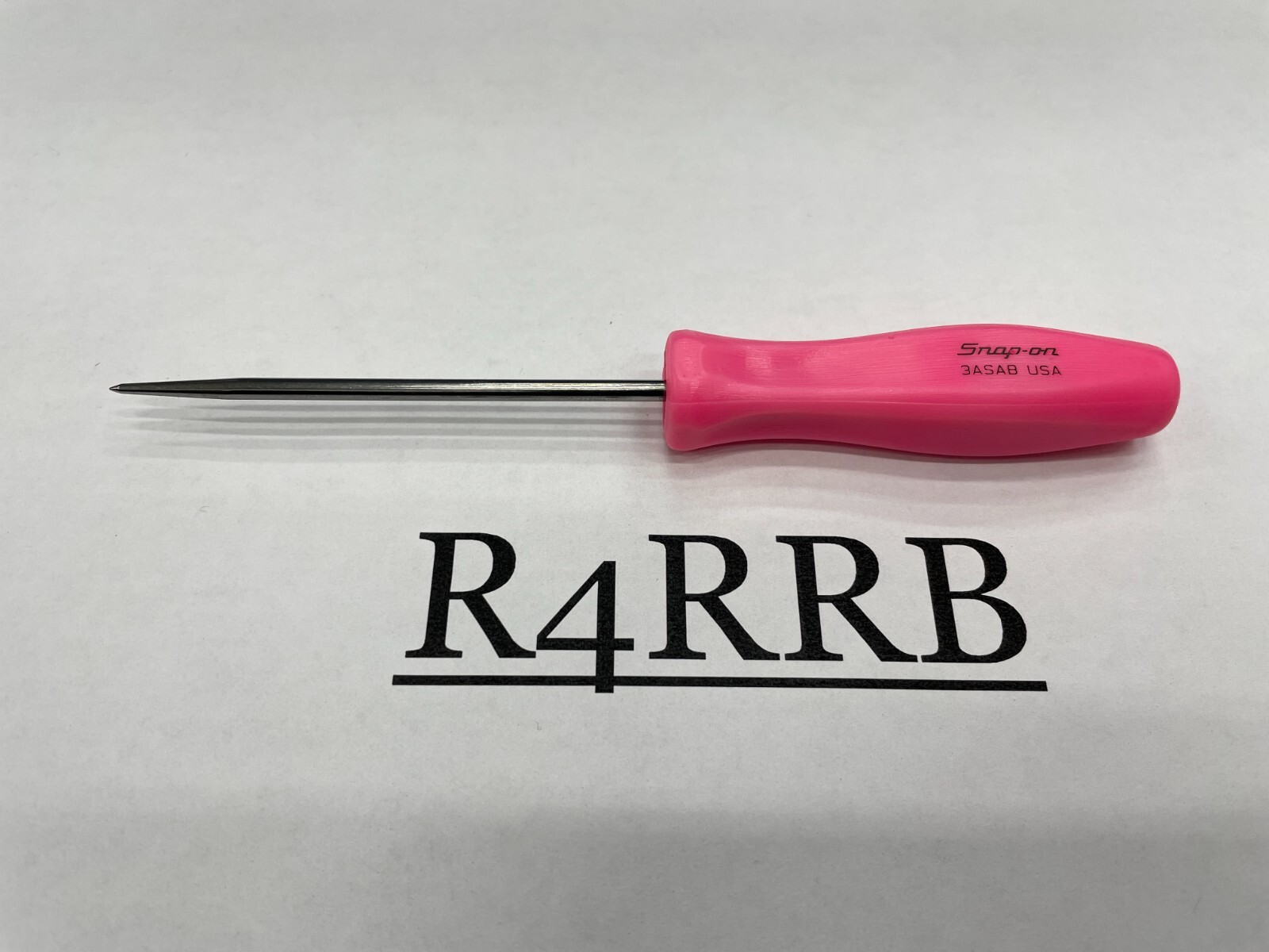 Snap-on Tools USA NEW Classic PINK Mini Hard Handle Straight Awl Pick 3ASABP