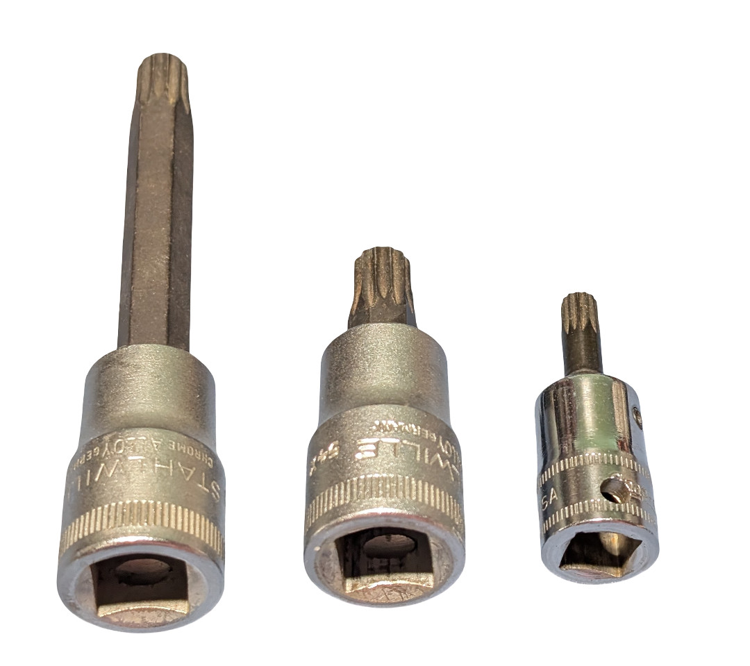 LOT 3 Snap-On Triple Square Socket 6mm FTSM6A 3/8″ DRIVE+STAHLWILLE STSM 10 m10