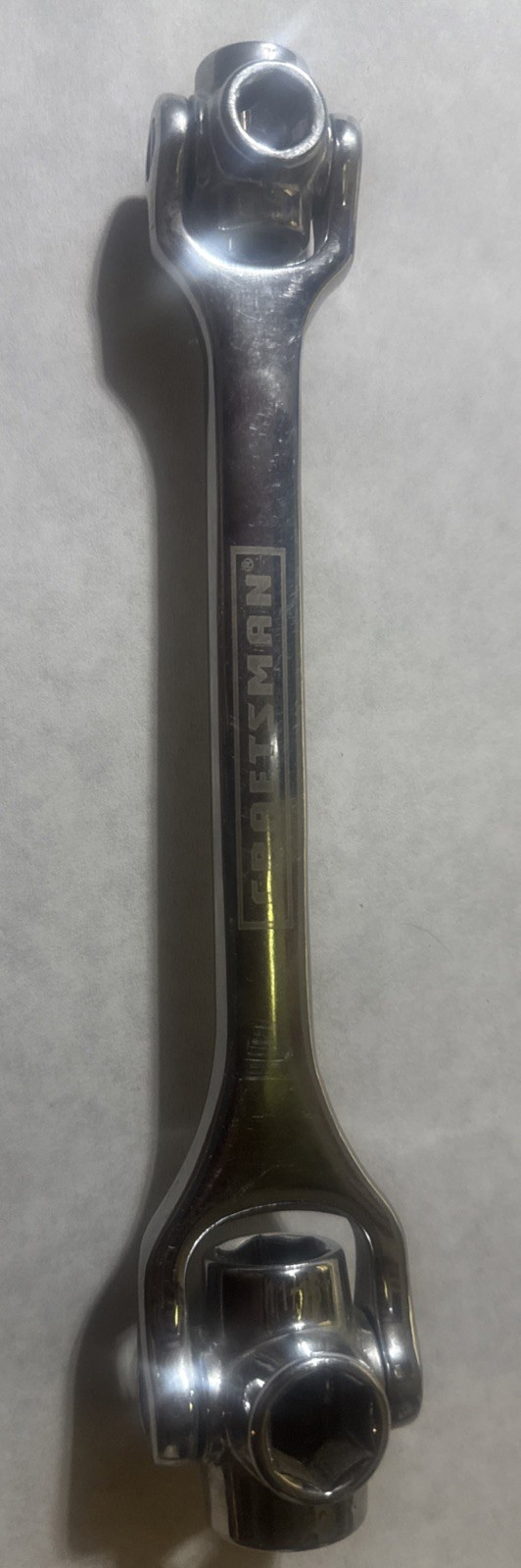 Vintage Craftsman 8 in 1 Dog Bone Combo Wrench SAE 3/8″-13/16″ w/ Magnet 14277z