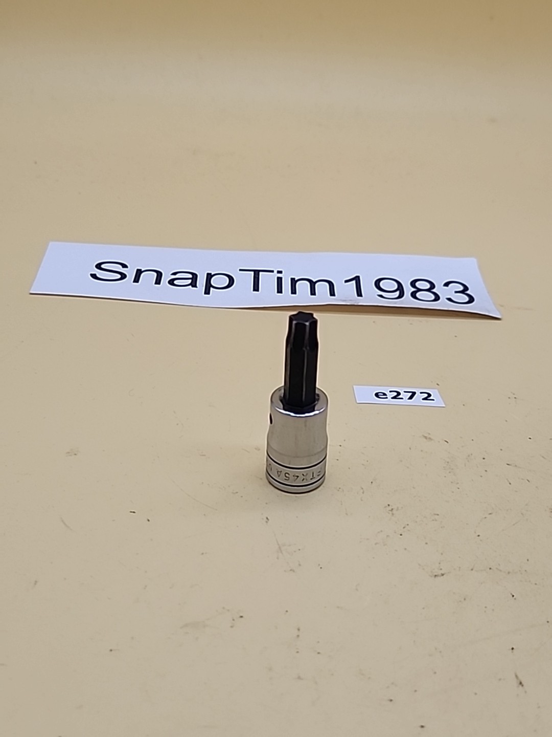 Snap-on Tools FTX45A 3/8” Drive Torx T45 Standard Bit Socket Driver USA