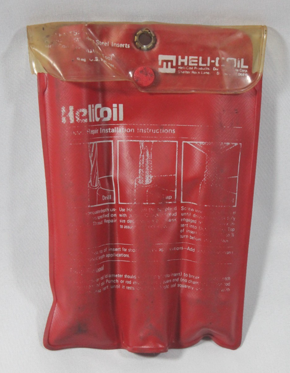 Heli‑Coil Thread Repair Kit 1/2-13 UNC Tap Tool Inserts Preowned USA Complete
